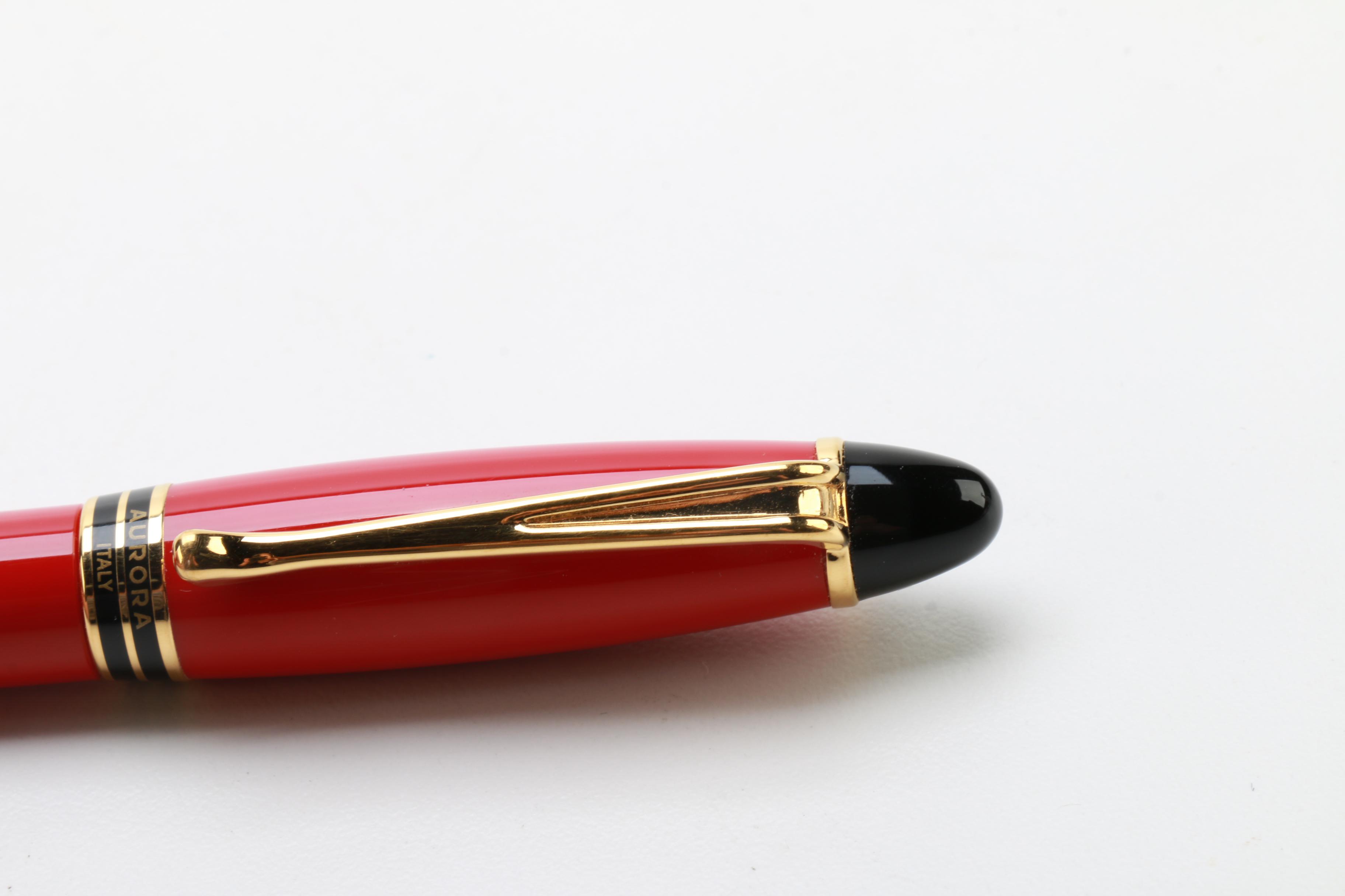 Aurora Red Ballpoint Pen