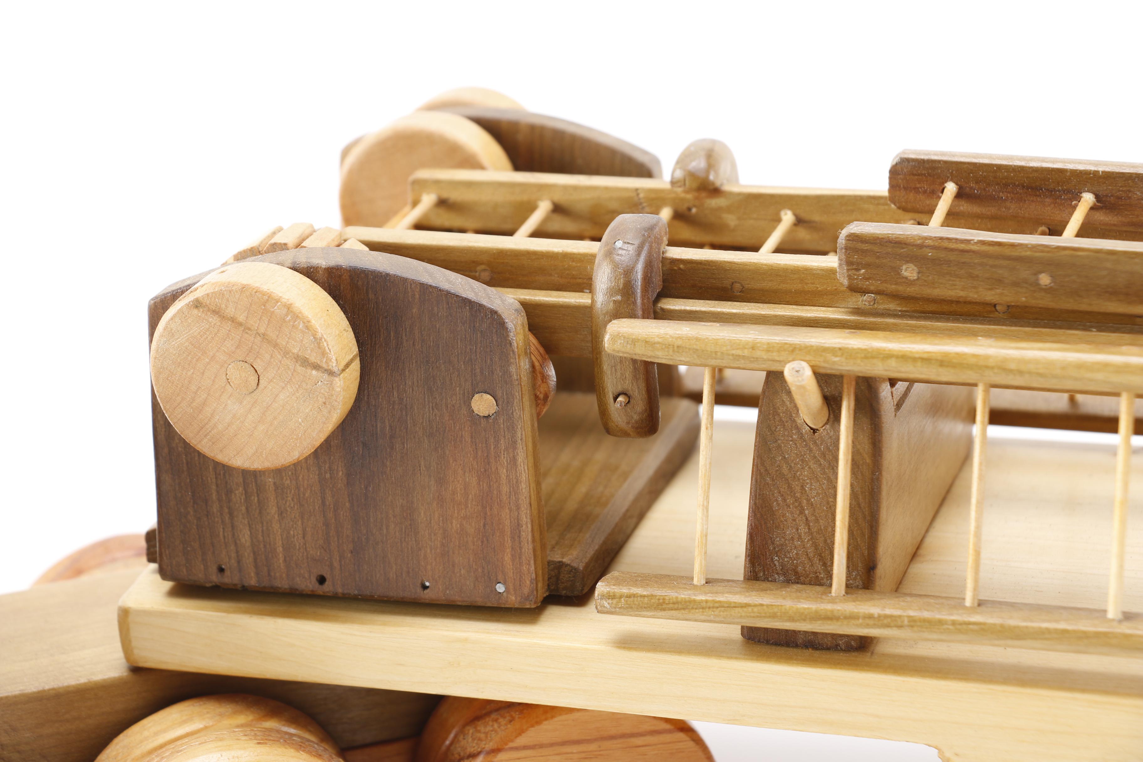 Wooden Fire Truck