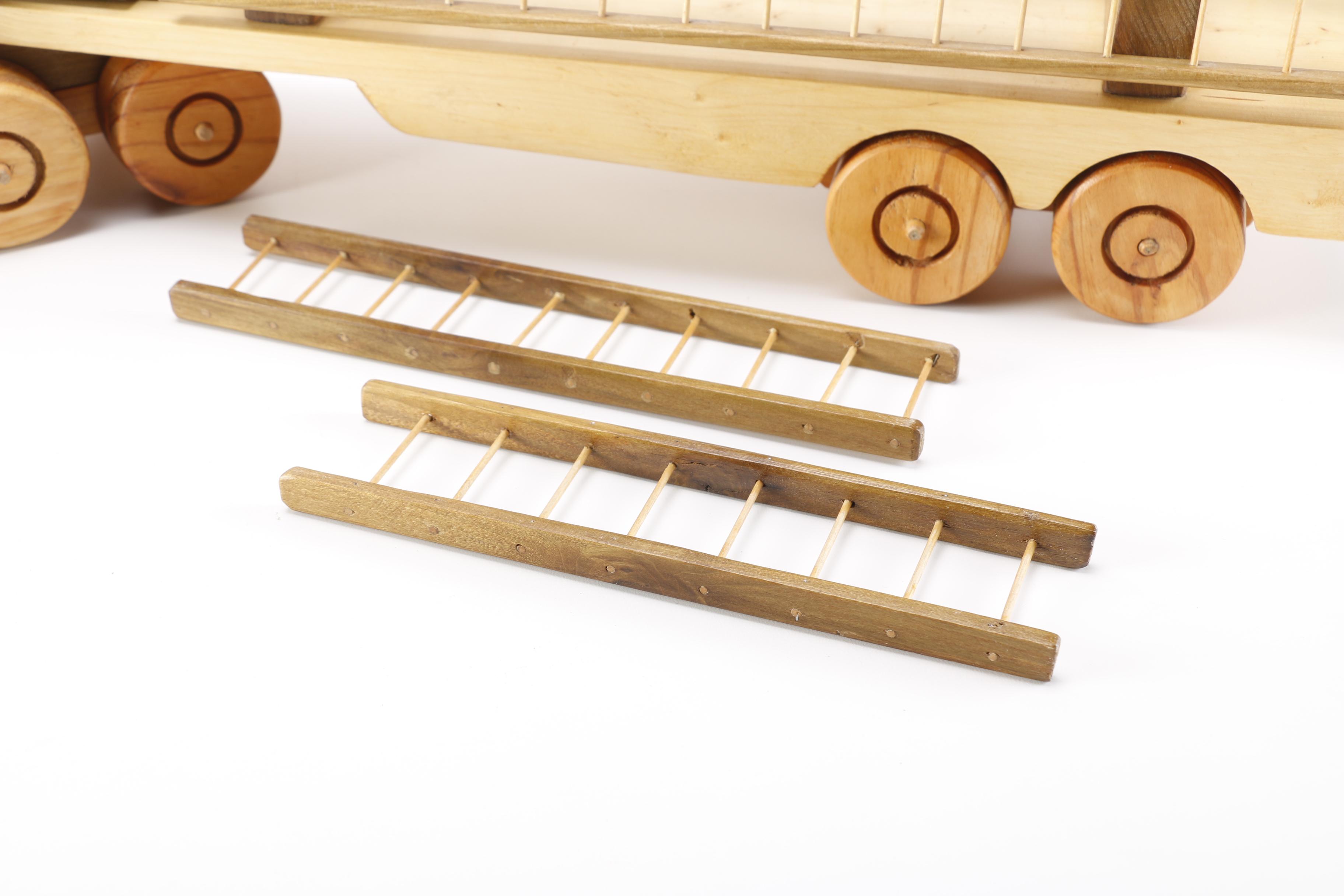 Wooden Fire Truck
