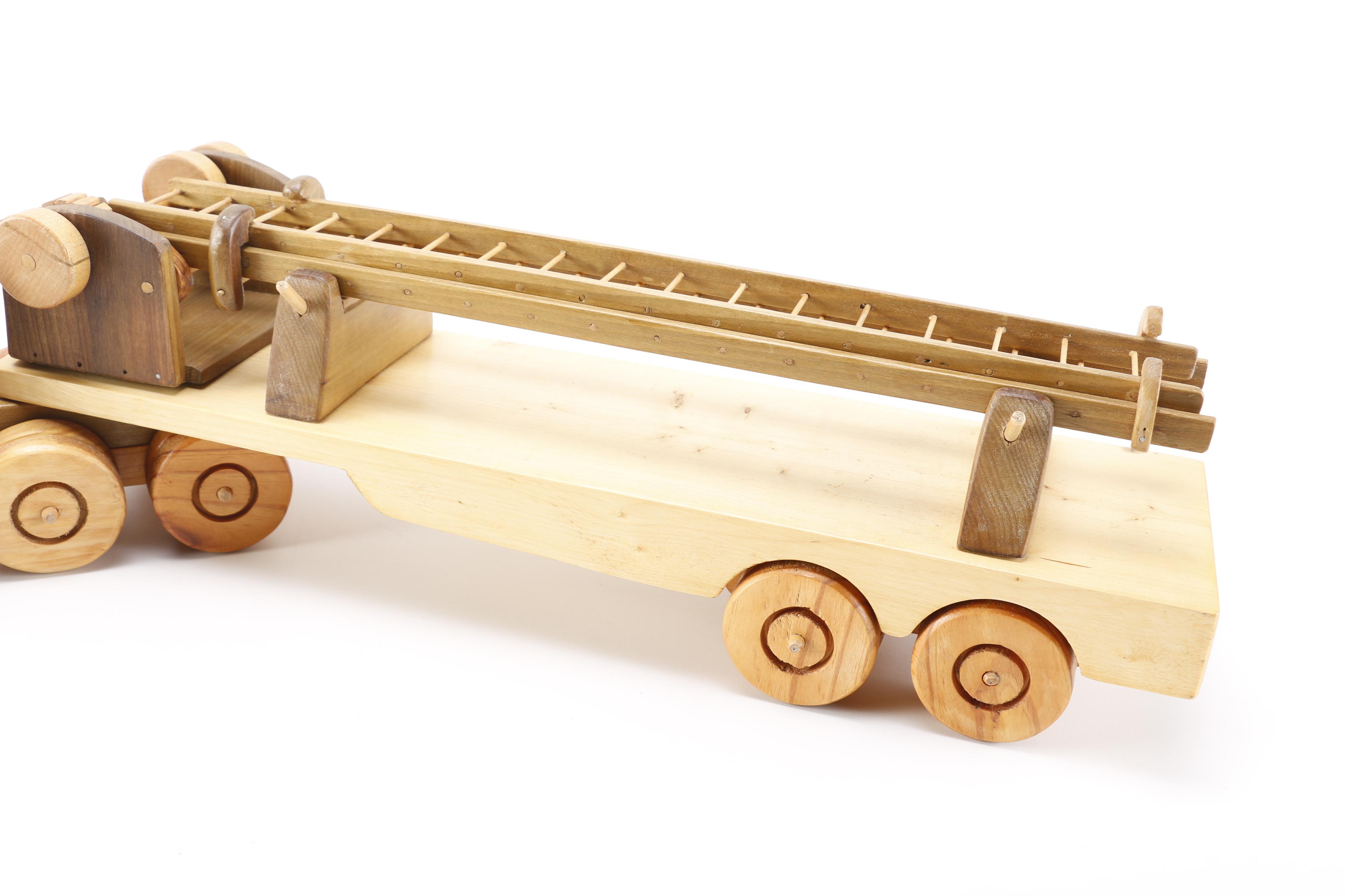 Wooden Fire Truck