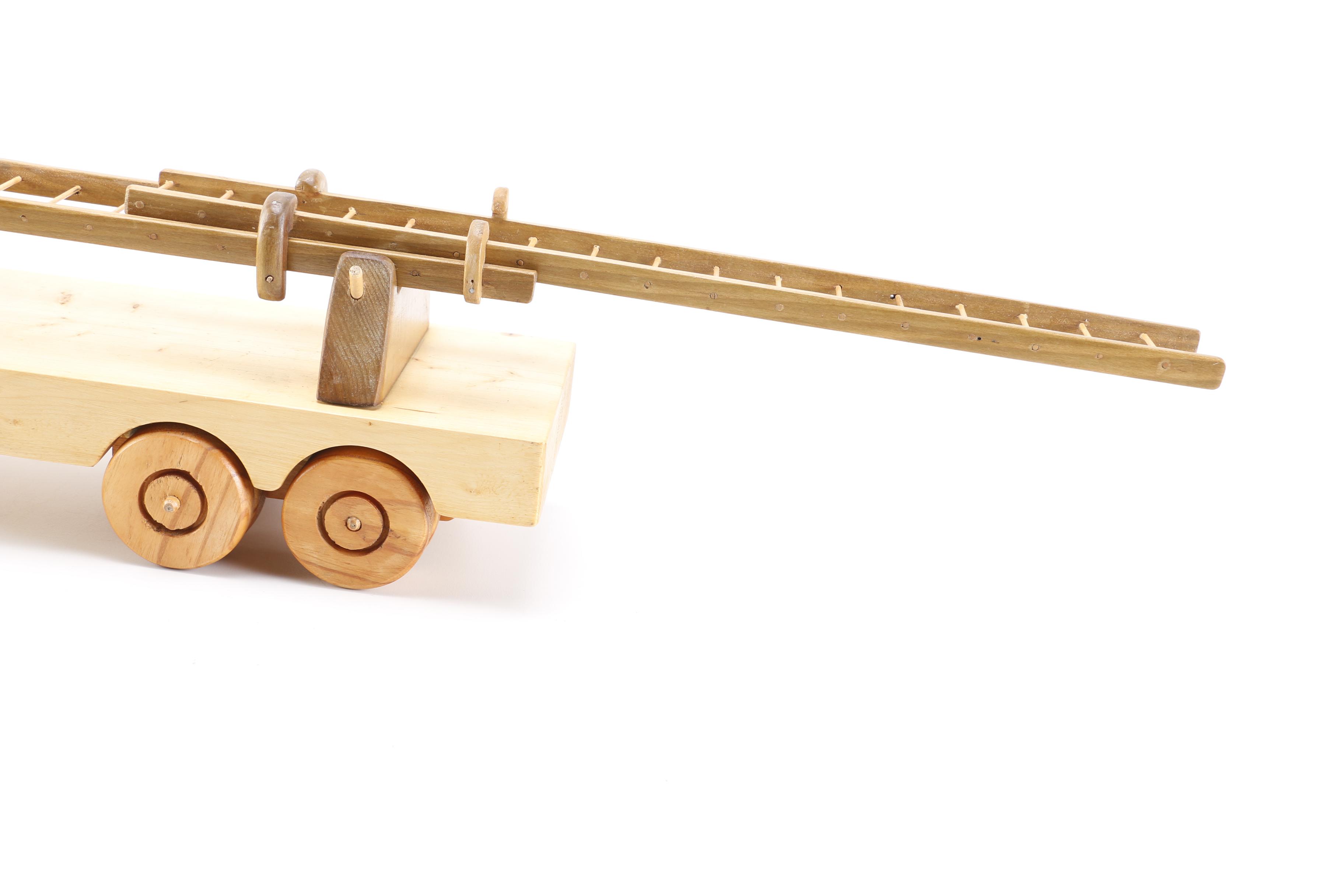 Wooden Fire Truck
