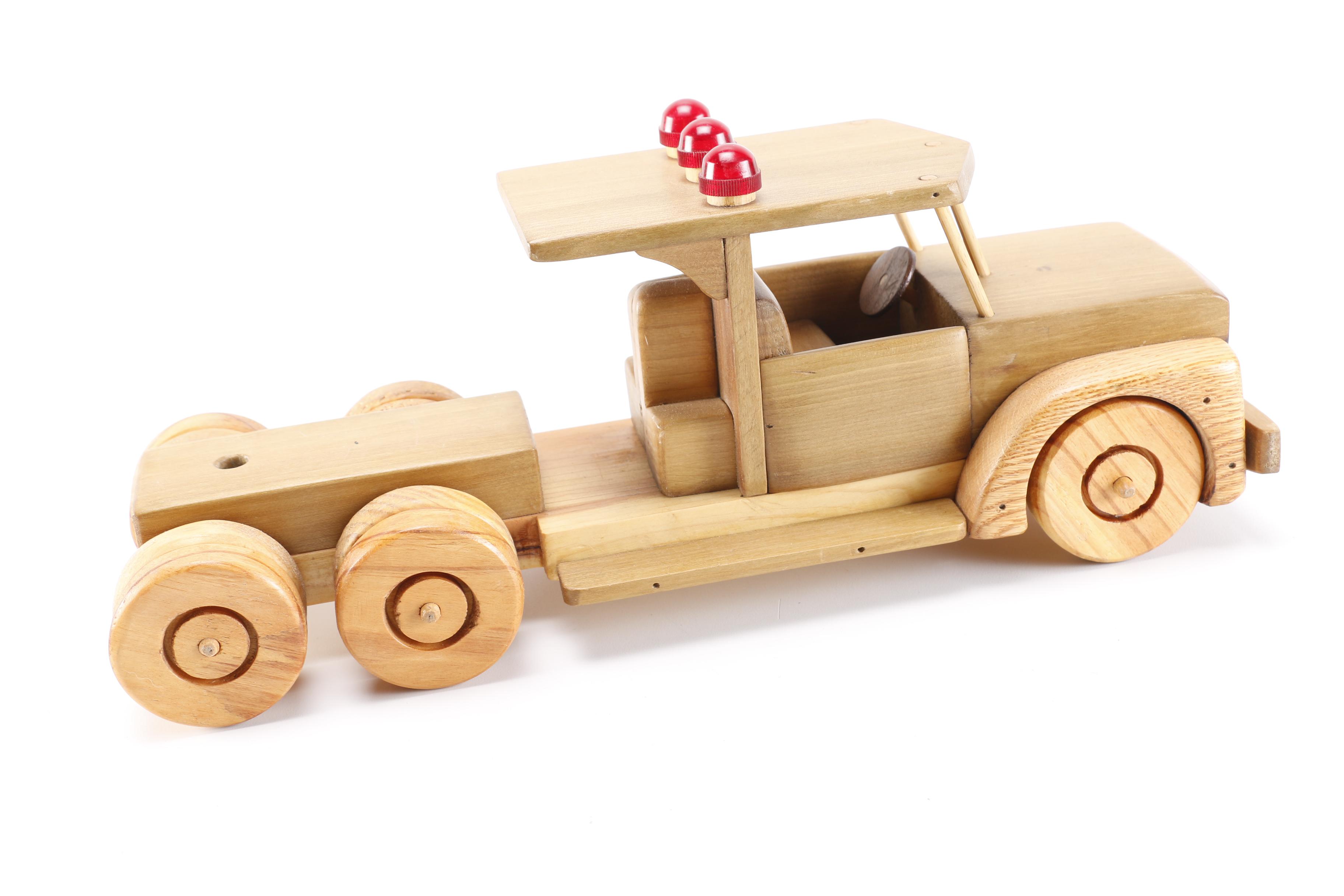 Wooden Fire Truck
