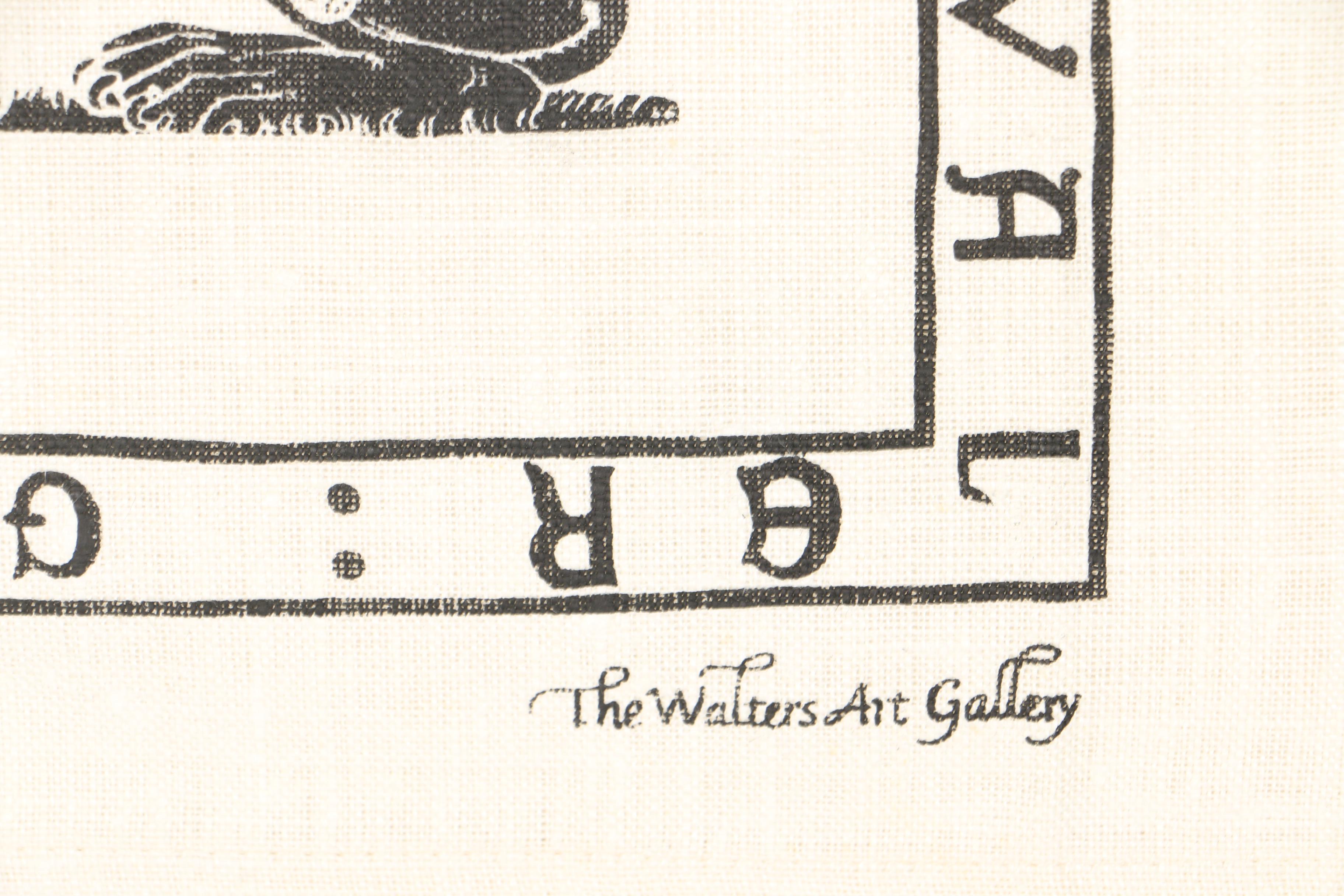 Serigraphs on Linen of Medieval Scenes