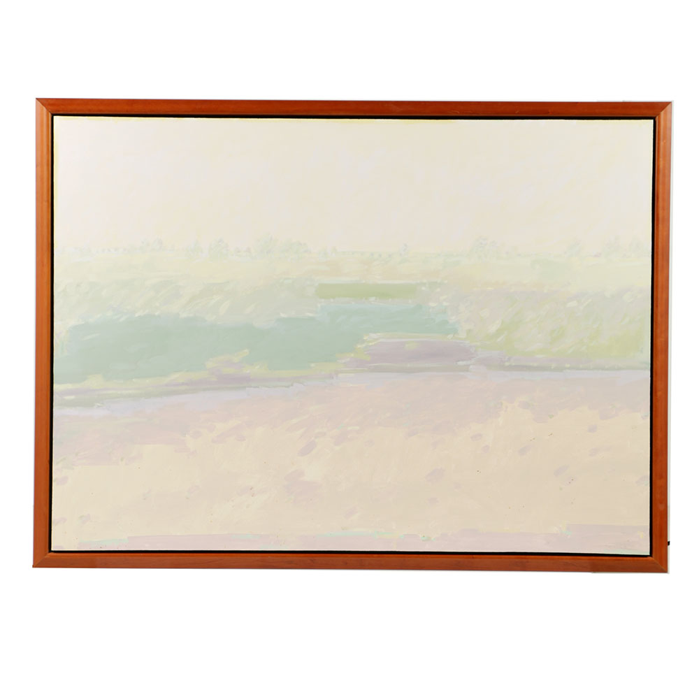 Dennis Puhalla Oil Painting on Canvas "Sealoft Sound #4"