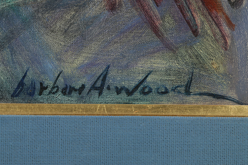 Barbara A. Wood Oil Painting on Canvas "The Madame"