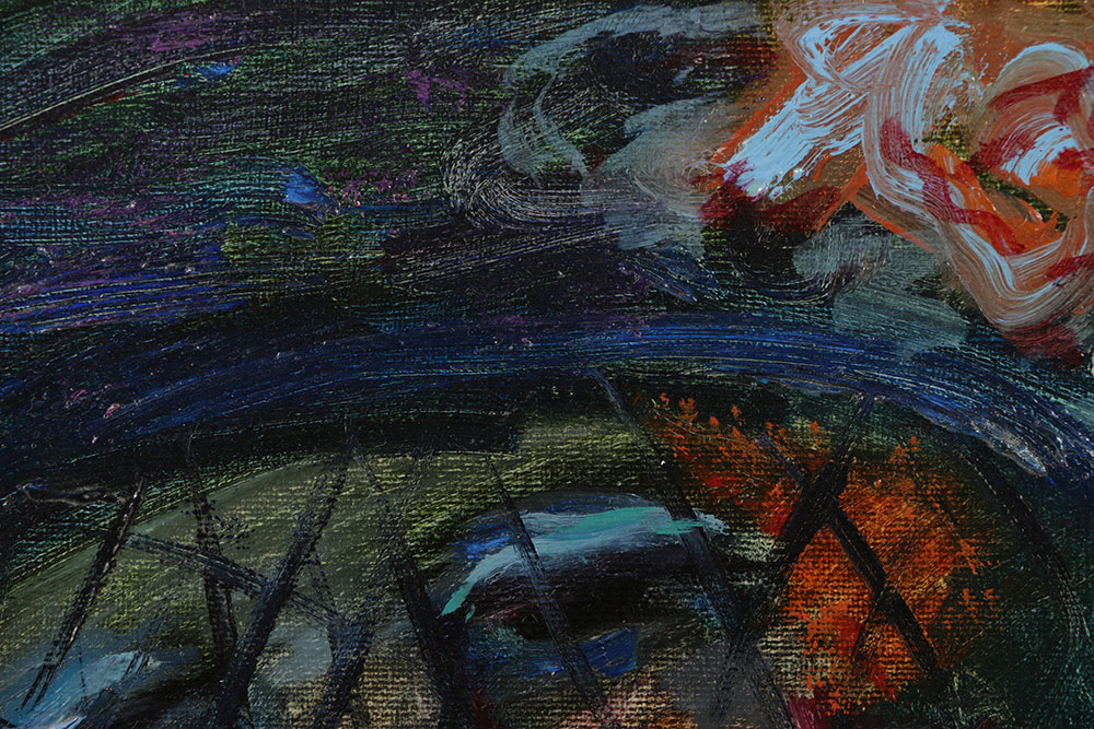 Barbara A. Wood Oil Painting on Canvas "The Madame"