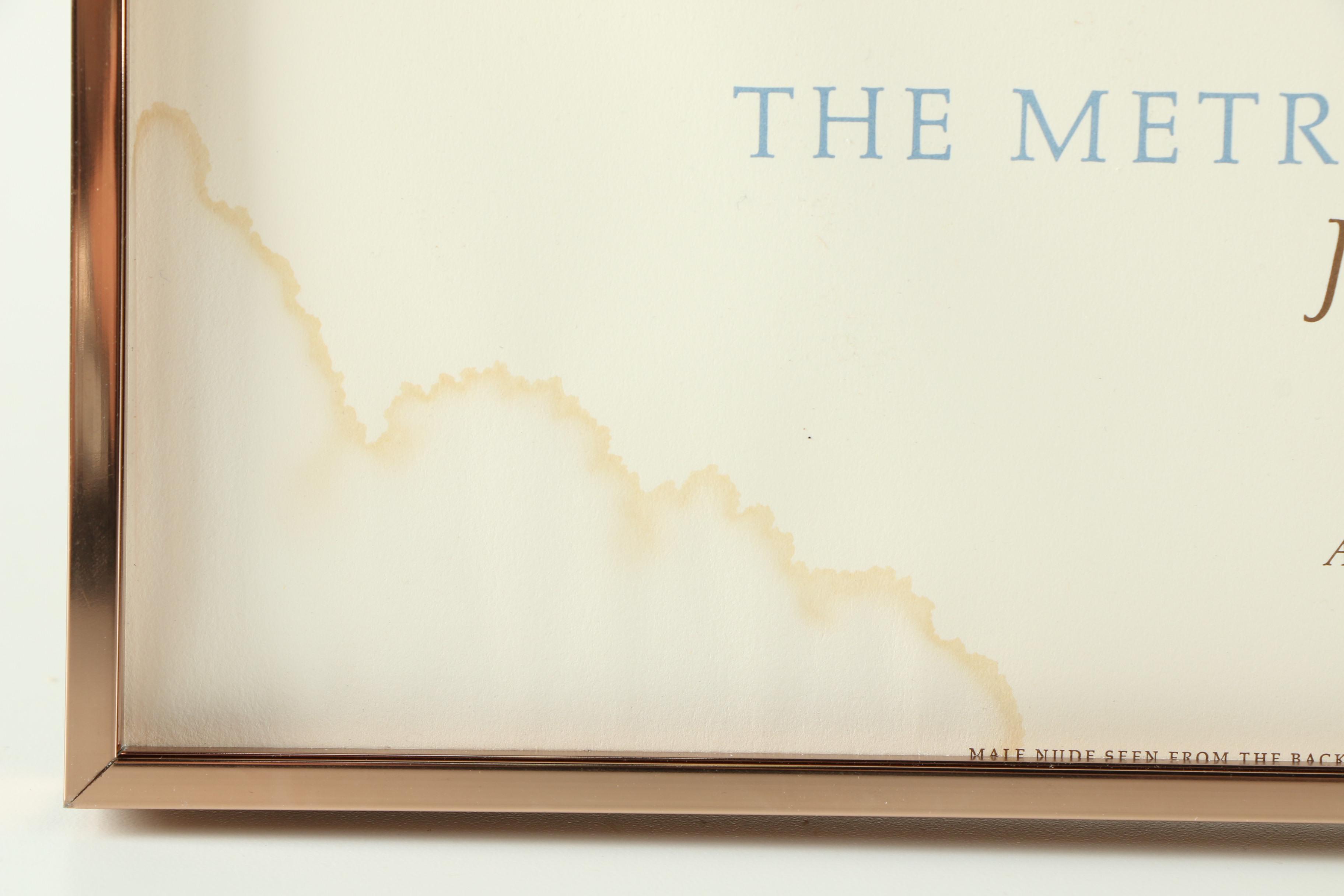 Offset Lithograph Exhibition Poster for "Leonardo Da Vinci: Anatomical Drawings From the Royal Library, Windsor Castle"