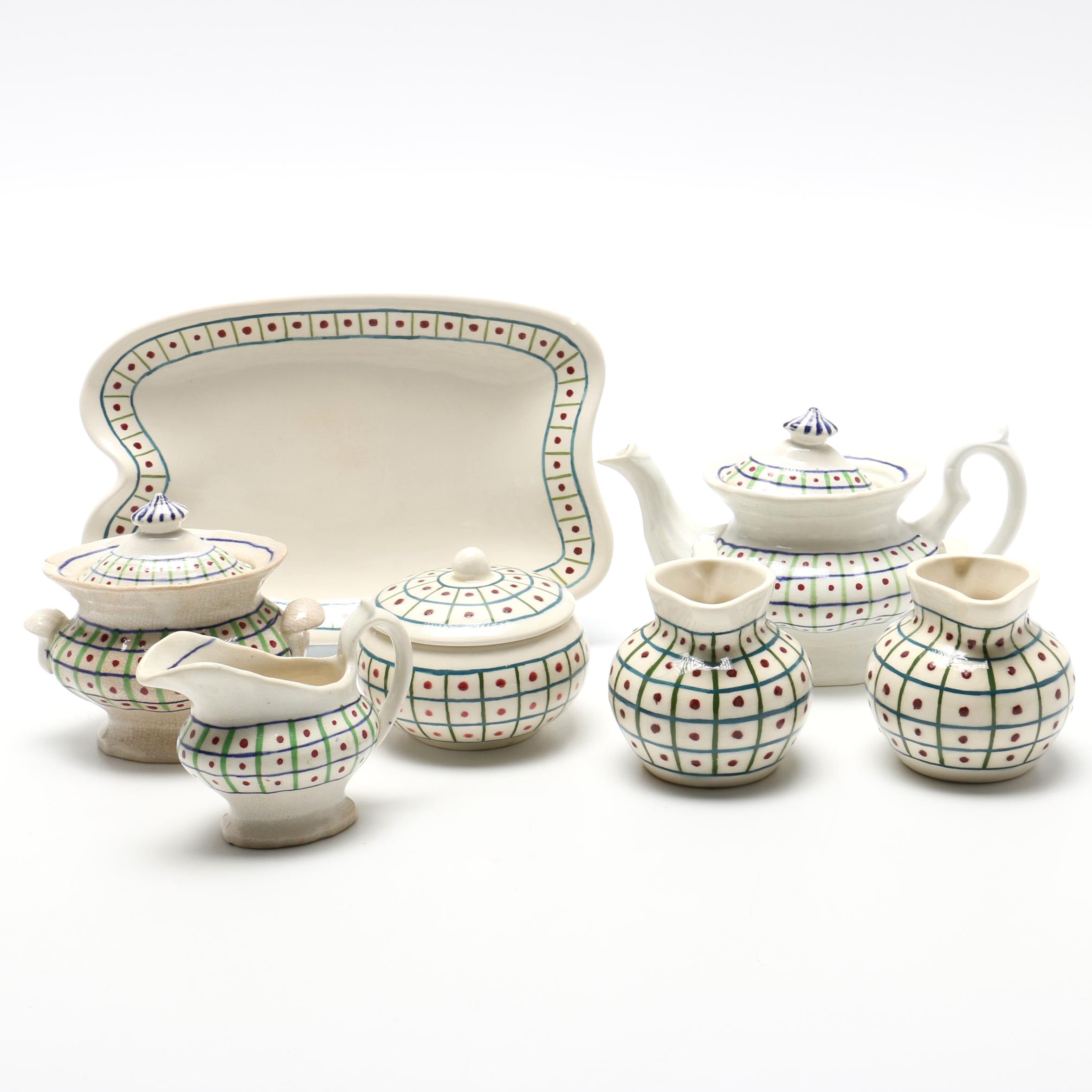 "Rockwell Maid" Ceramic Tea Service