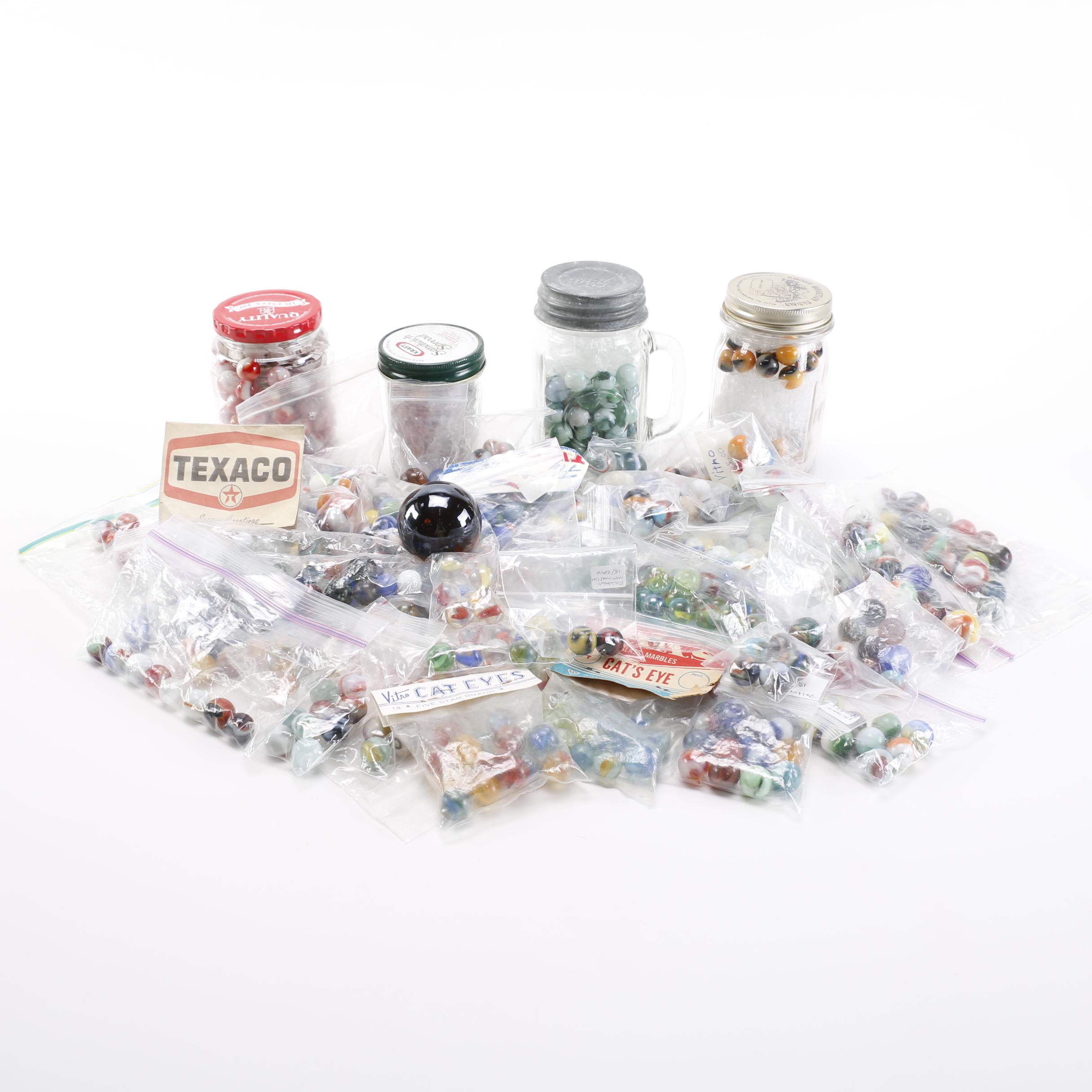 Generous Assortment of Glass Marbles
