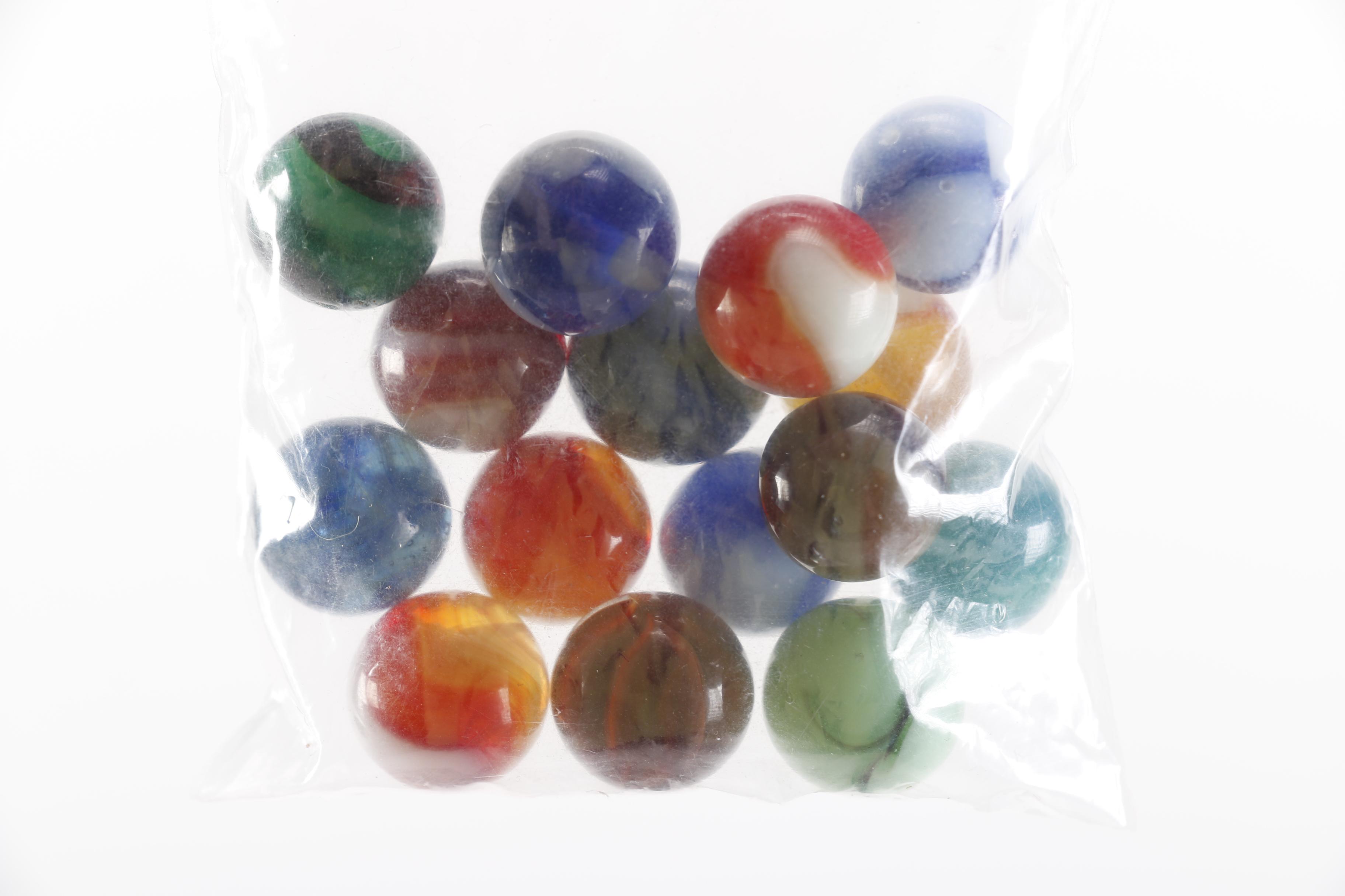 Generous Assortment of Glass Marbles