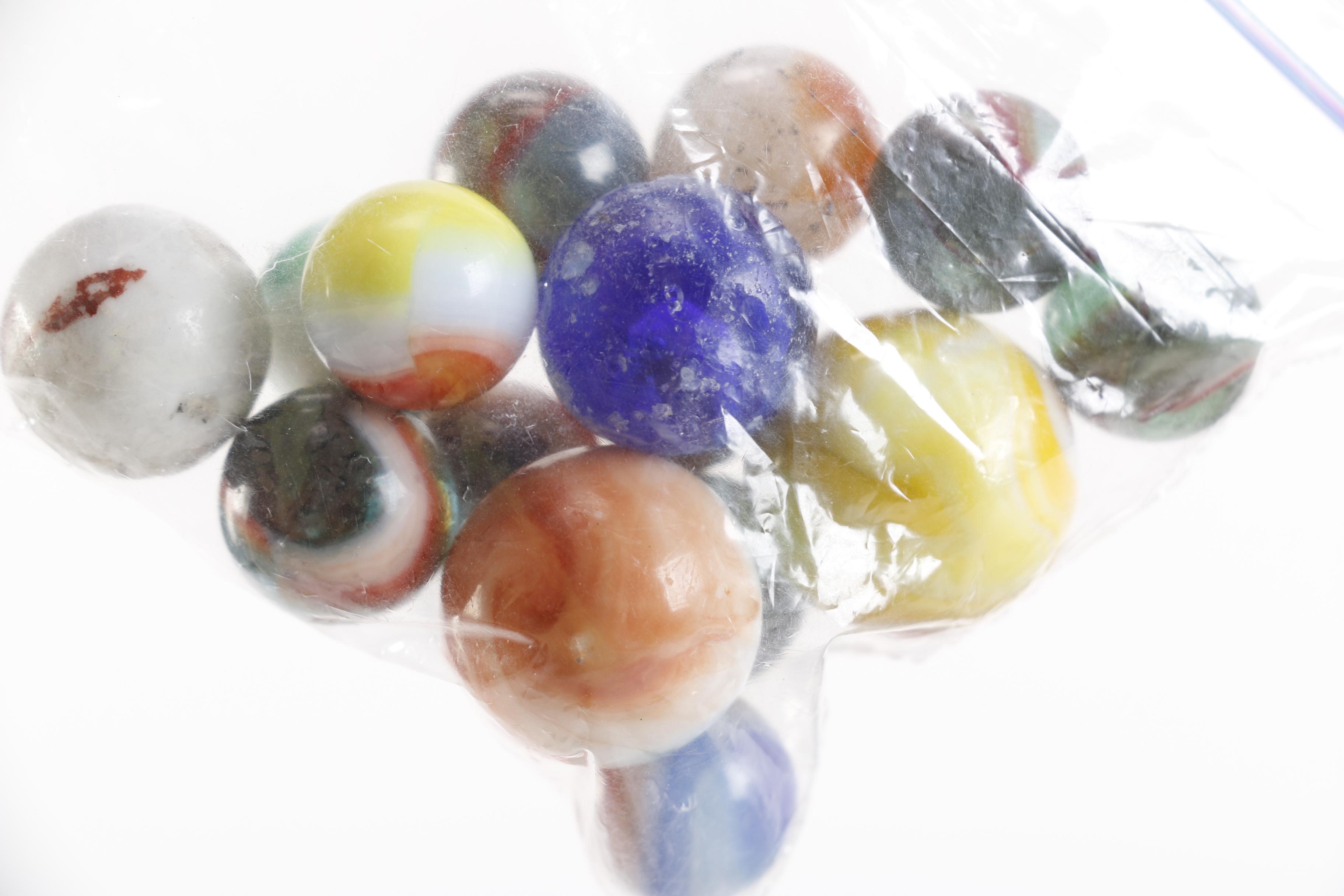 Generous Assortment of Glass Marbles