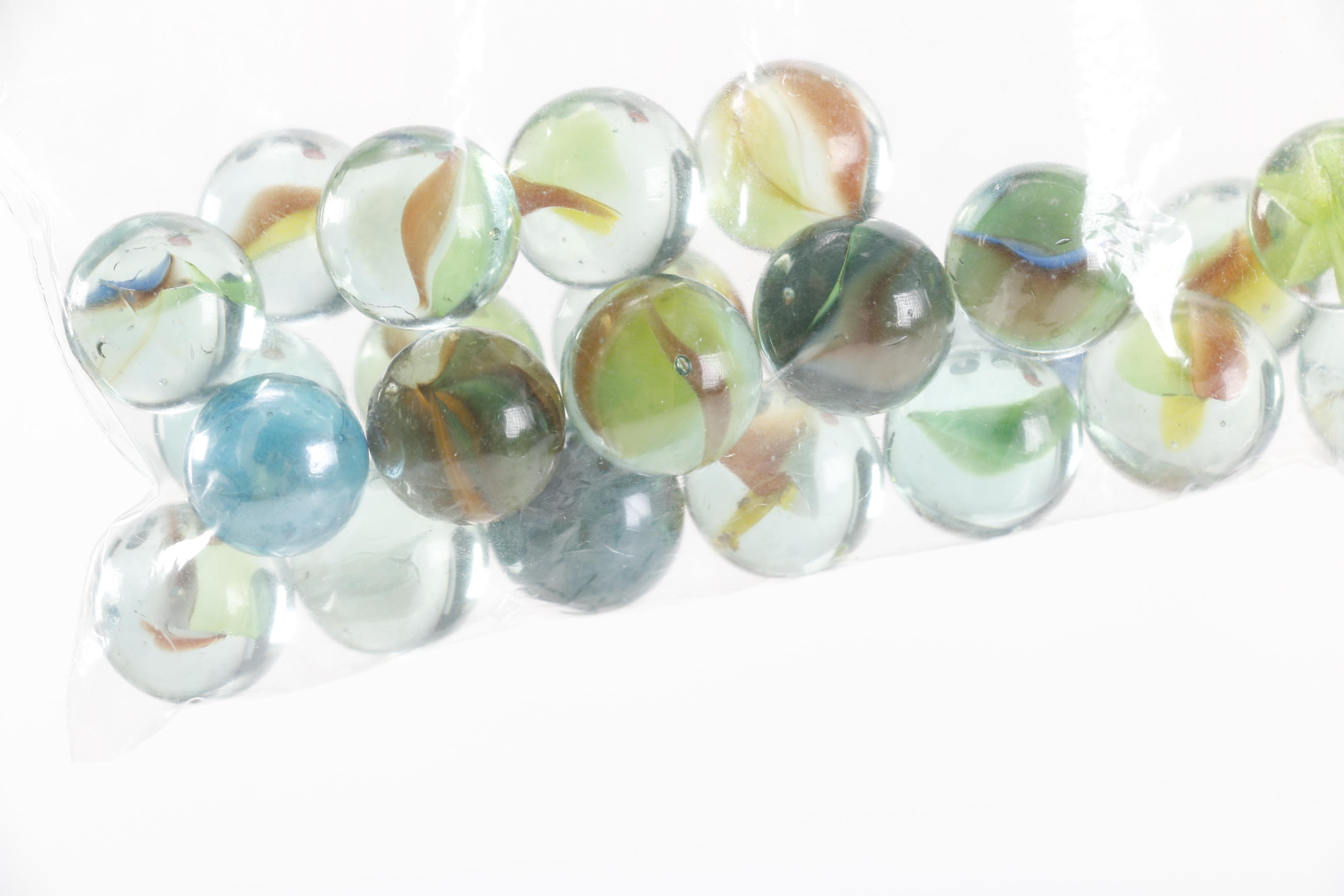 Generous Assortment of Glass Marbles