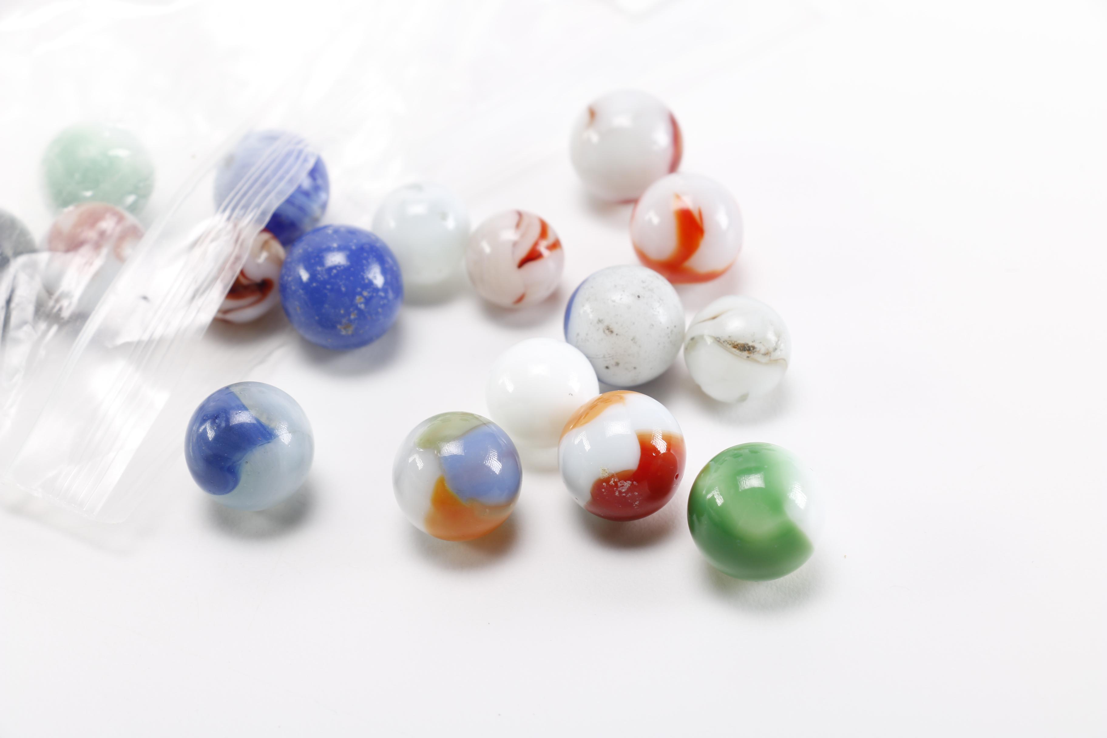 Generous Assortment of Glass Marbles