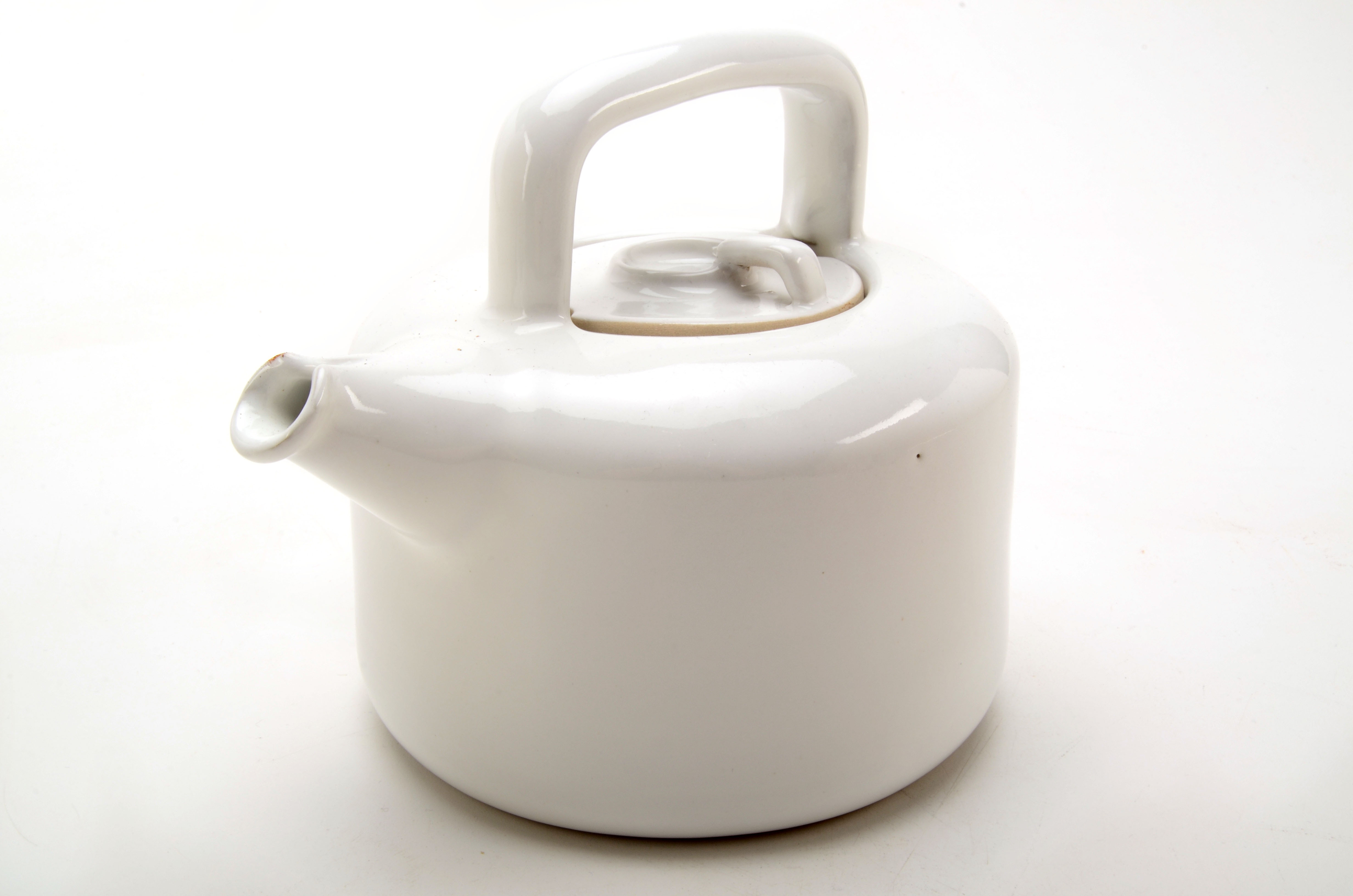 Vintage White Bennington Pottery Tea Set