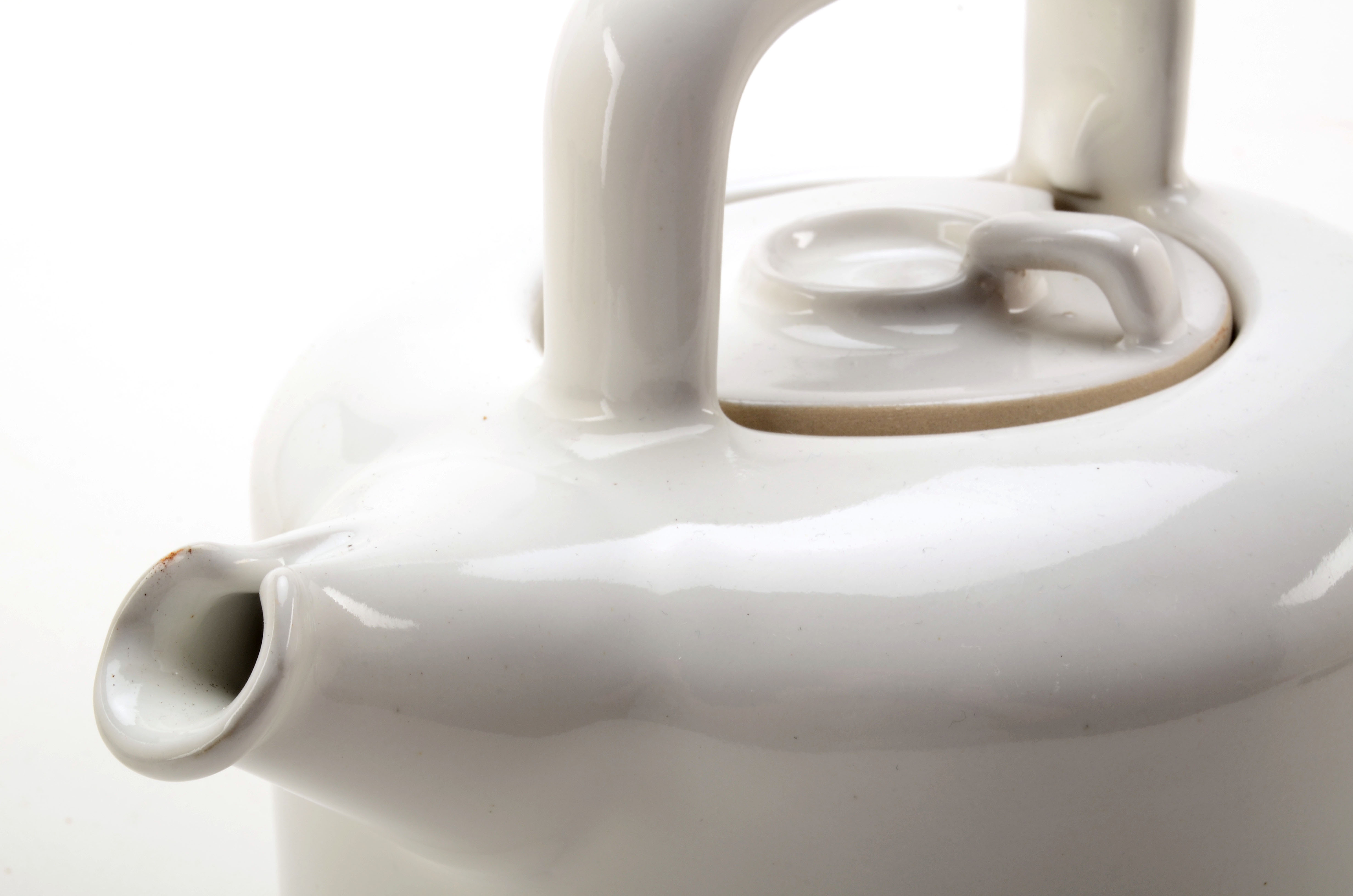 Vintage White Bennington Pottery Tea Set