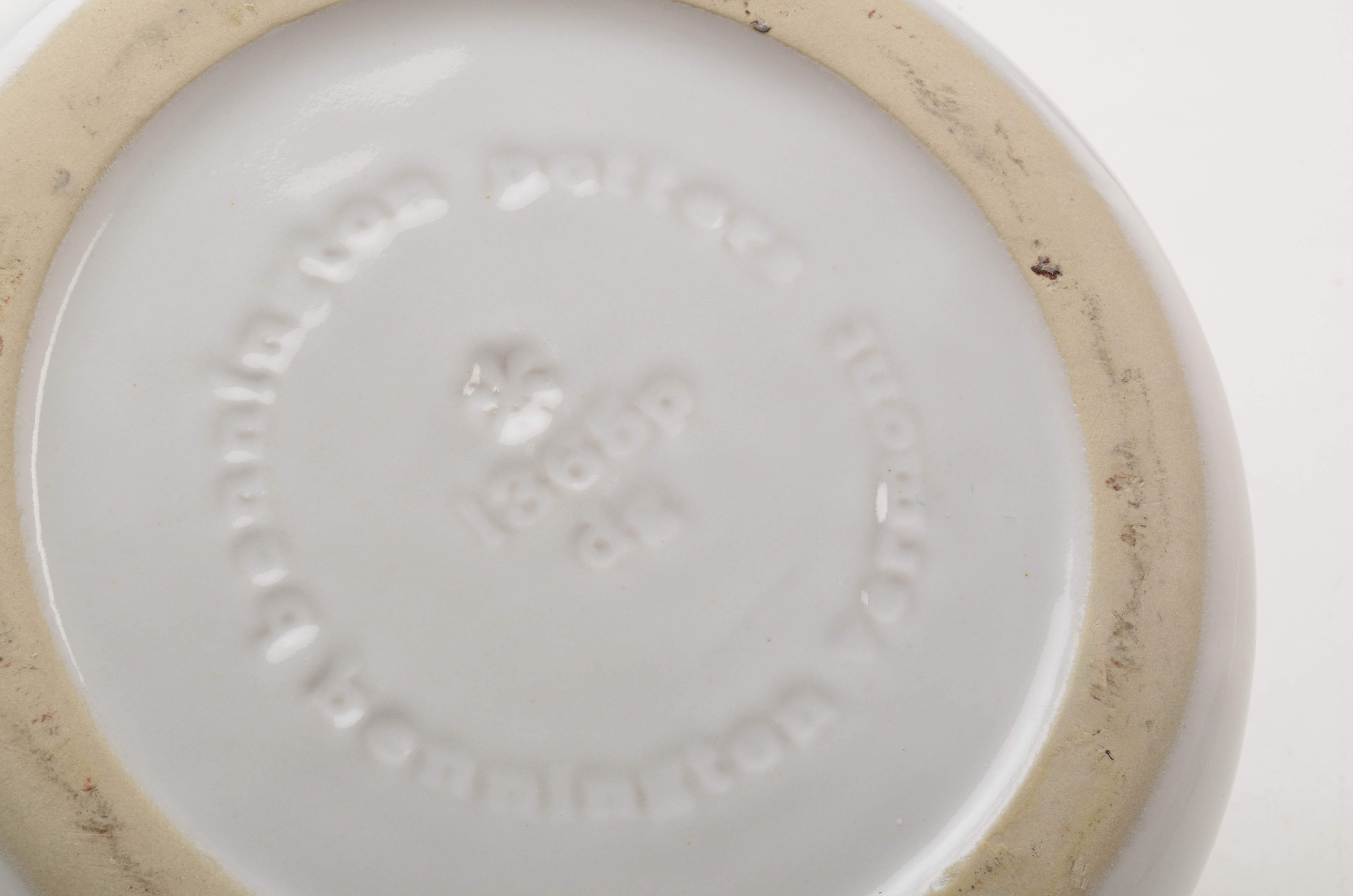 Vintage White Bennington Pottery Tea Set