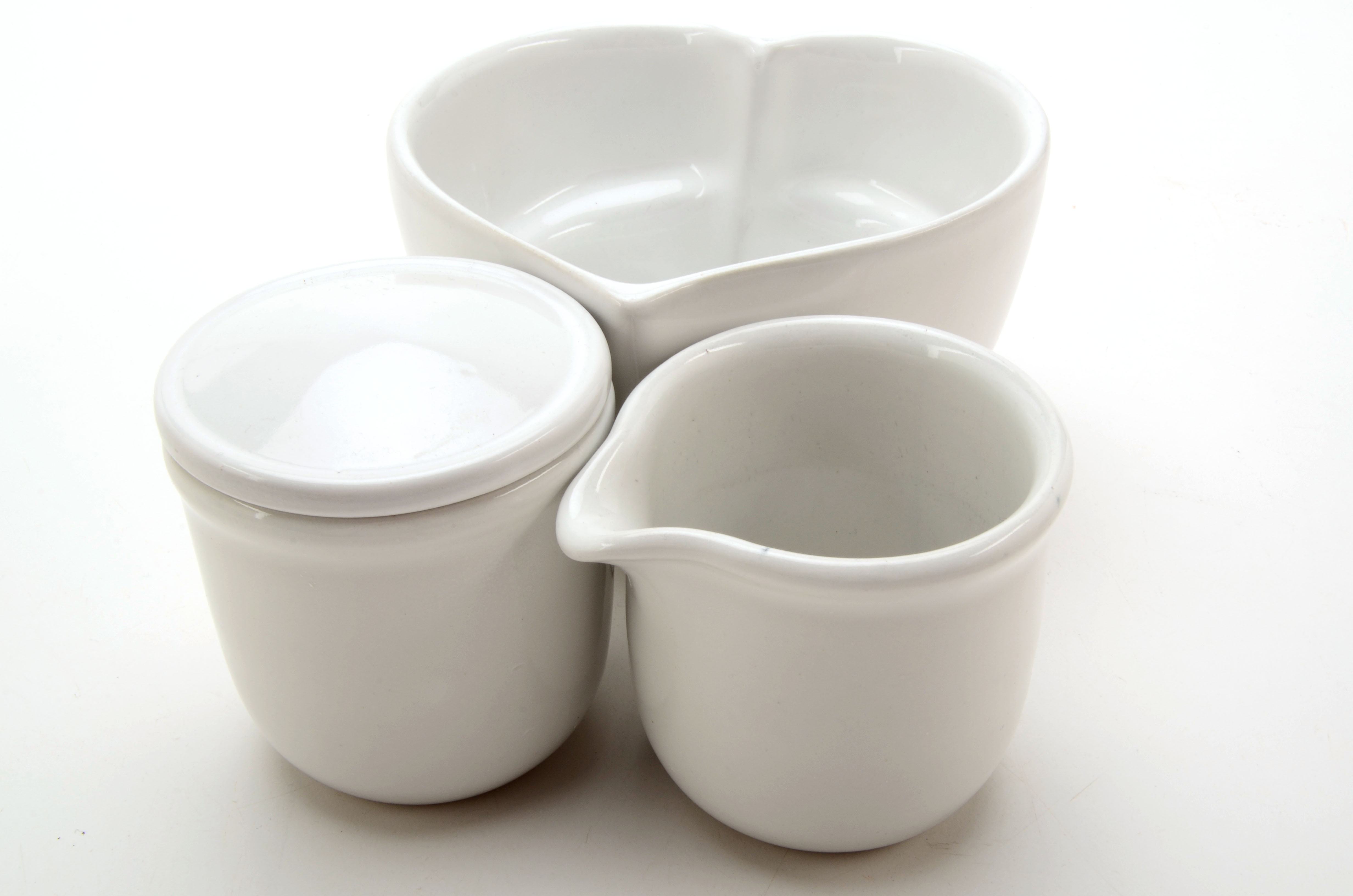 Vintage White Bennington Pottery Tea Set