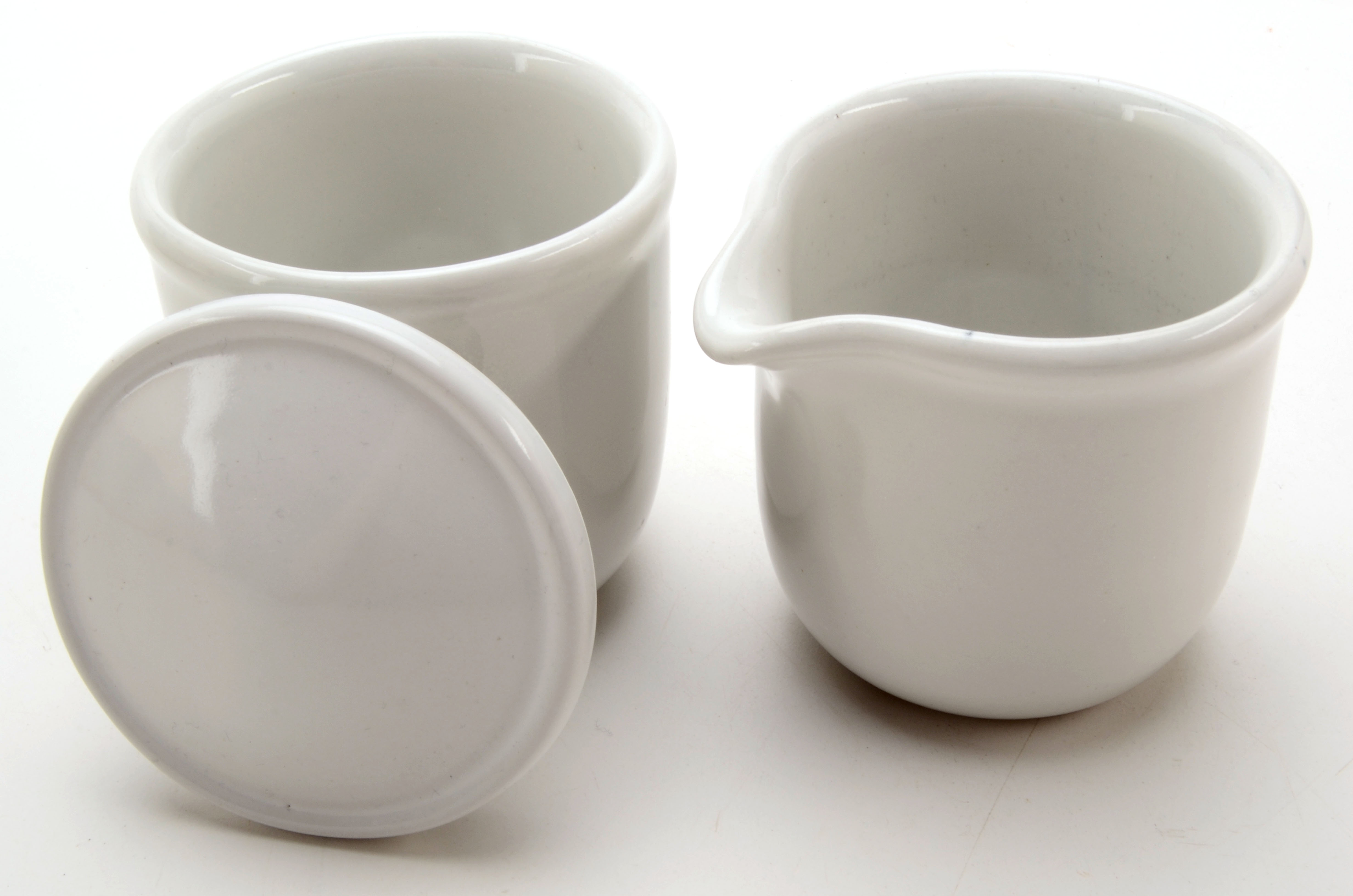 Vintage White Bennington Pottery Tea Set