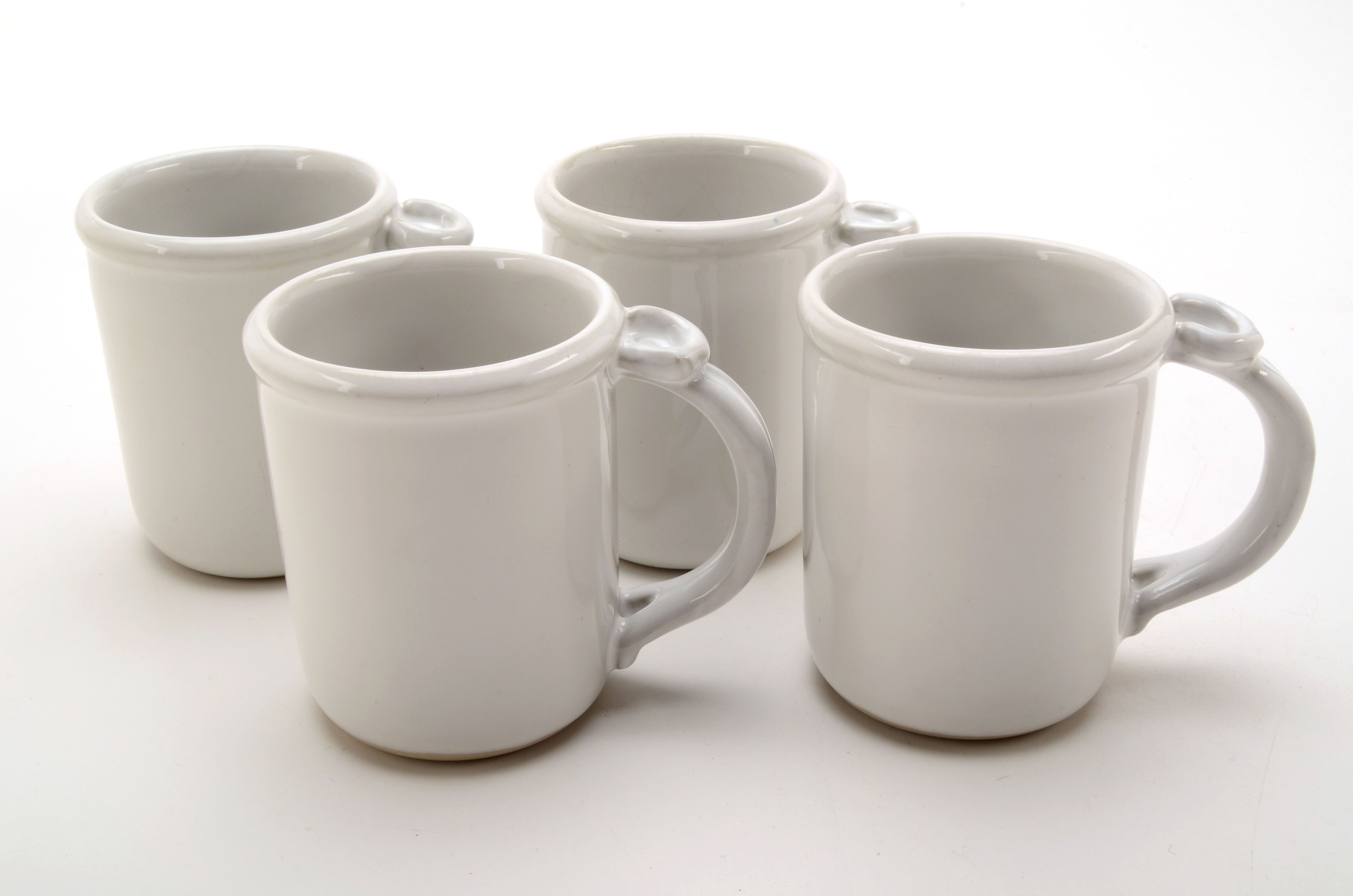 Vintage White Bennington Pottery Tea Set