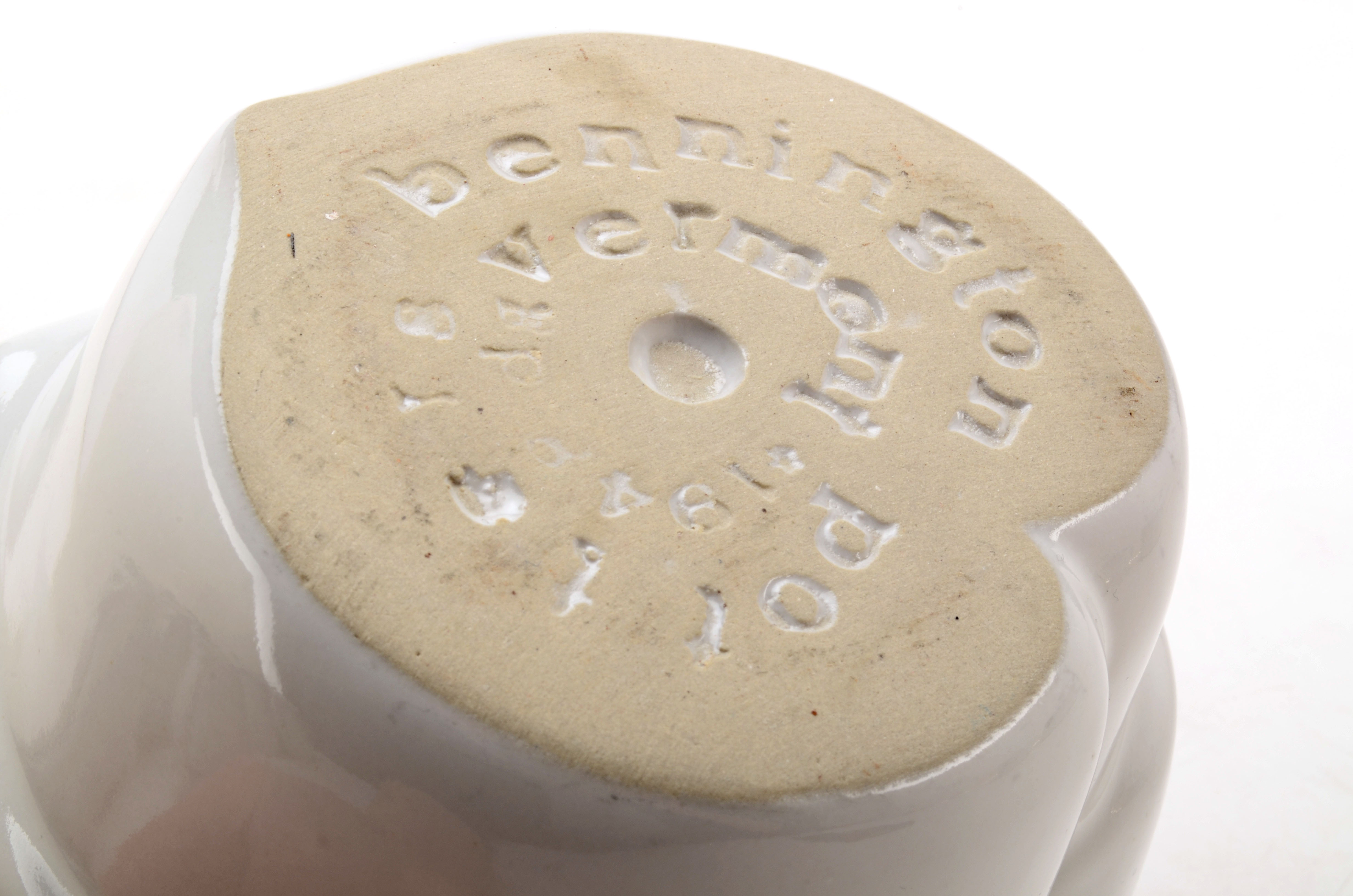 Vintage White Bennington Pottery Tea Set