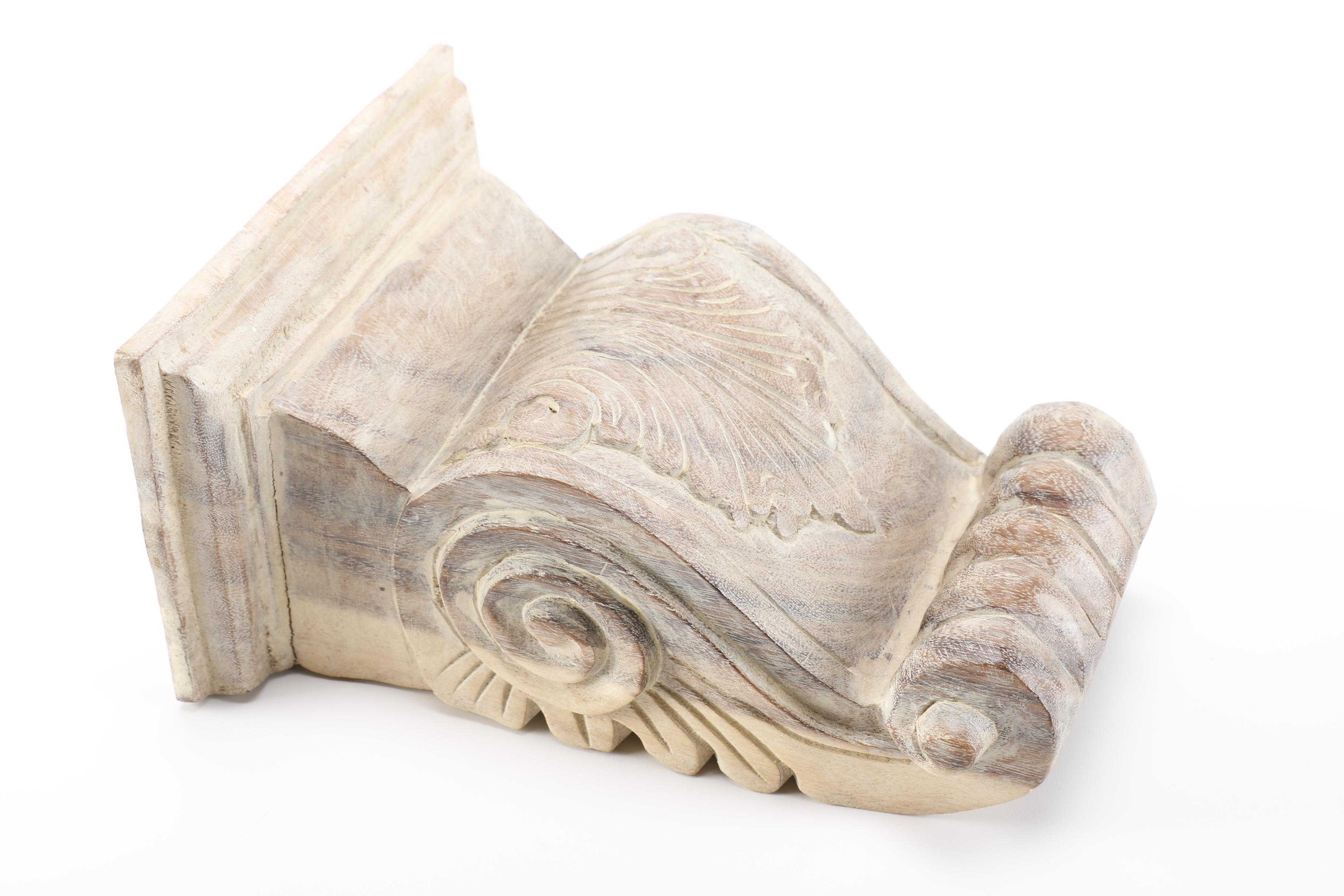 Painted Wooden Accent Sconces