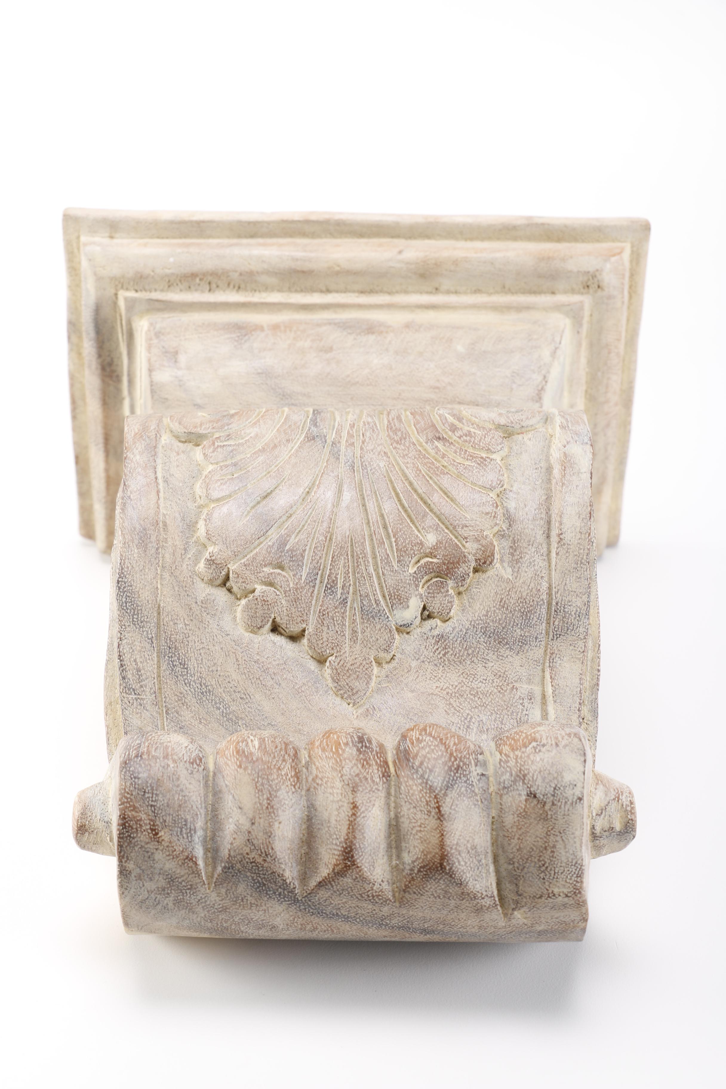 Painted Wooden Accent Sconces