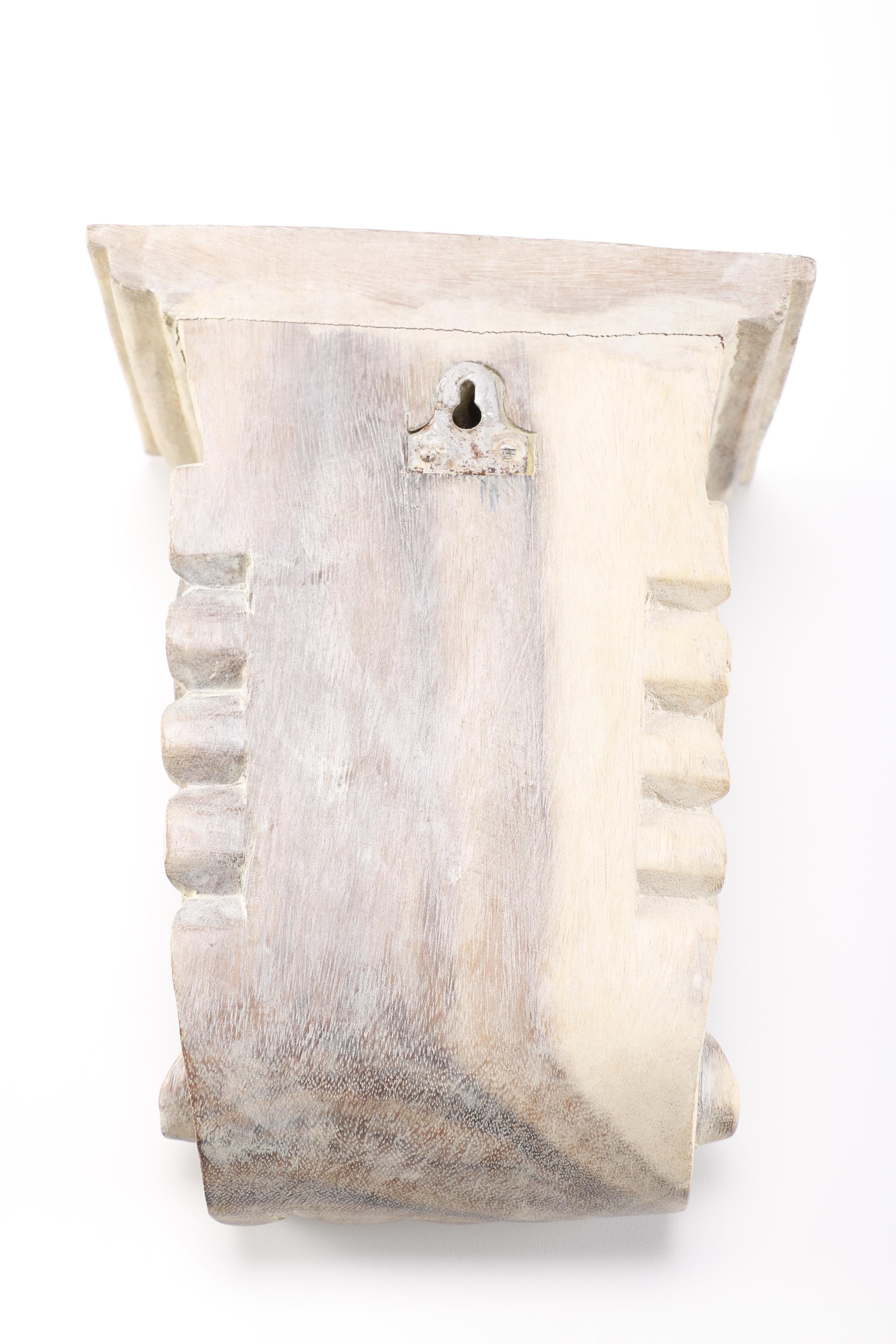 Painted Wooden Accent Sconces