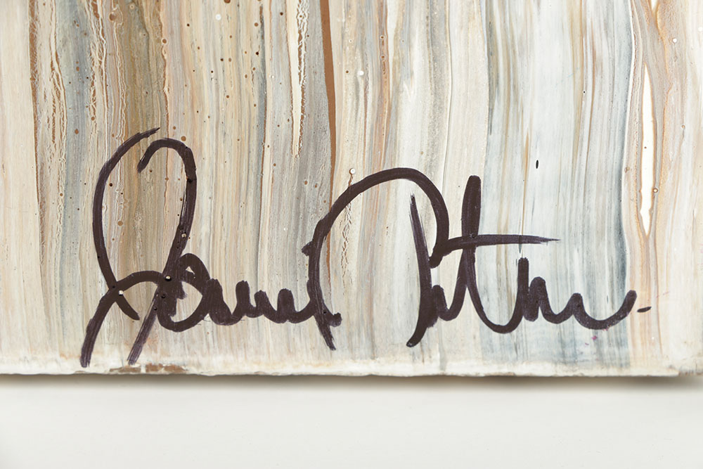 Jamie Anton Acrylic Painting on Canvas "Stepping Into the Shadows"