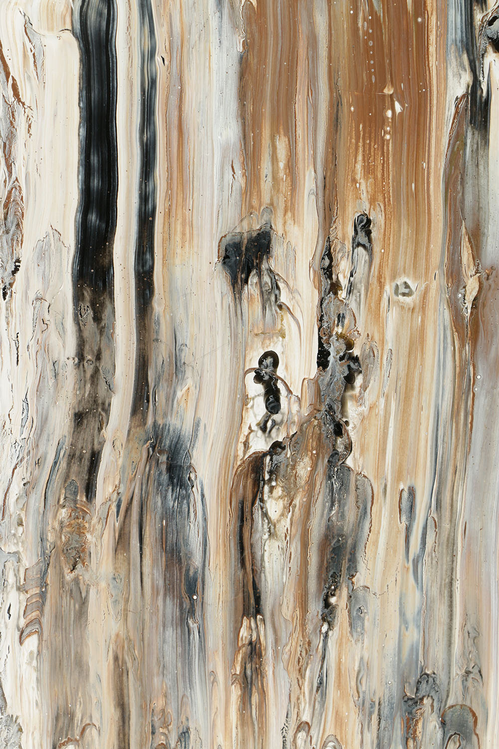 Jamie Anton Acrylic Painting on Canvas "Stepping Into the Shadows"