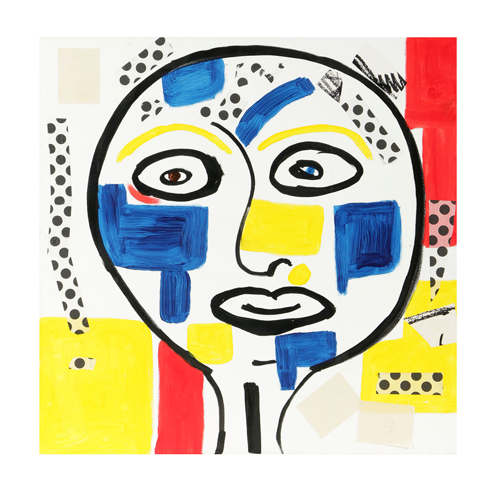 Phyllis Rinaldi Mixed Media on Canvas "Modern Man"