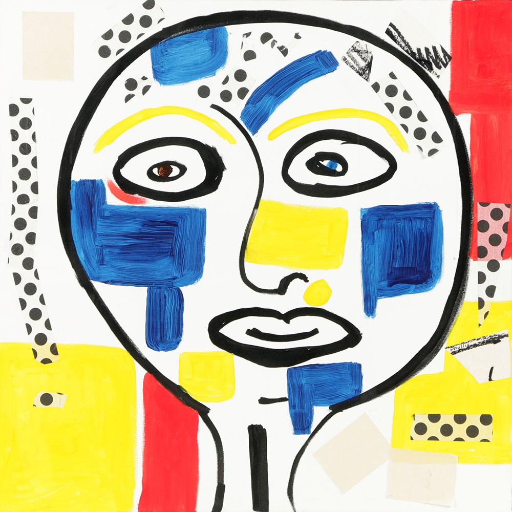 Phyllis Rinaldi Mixed Media on Canvas "Modern Man"