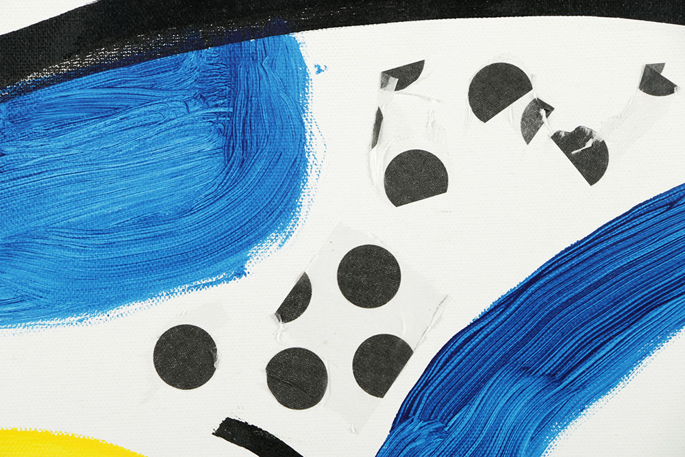 Phyllis Rinaldi Mixed Media on Canvas "Modern Man"