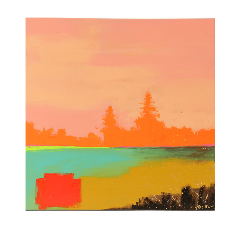 Erin Mahorney Acrylic Painting on Canvas "Autumn Glow"