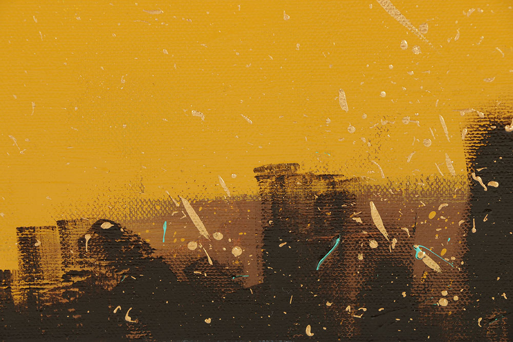 Erin Mahorney Acrylic Painting on Canvas "Autumn Glow"