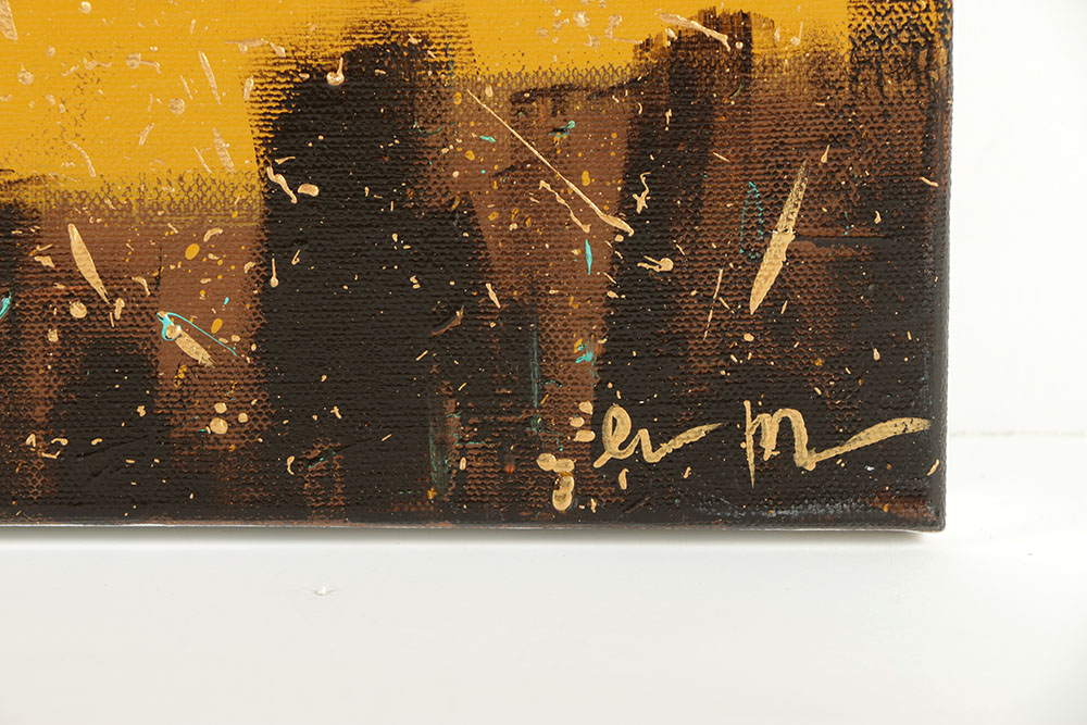 Erin Mahorney Acrylic Painting on Canvas "Autumn Glow"