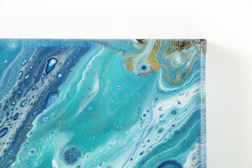 Tiffany Moyer Acrylic Painting on Canvas Abstract Composition