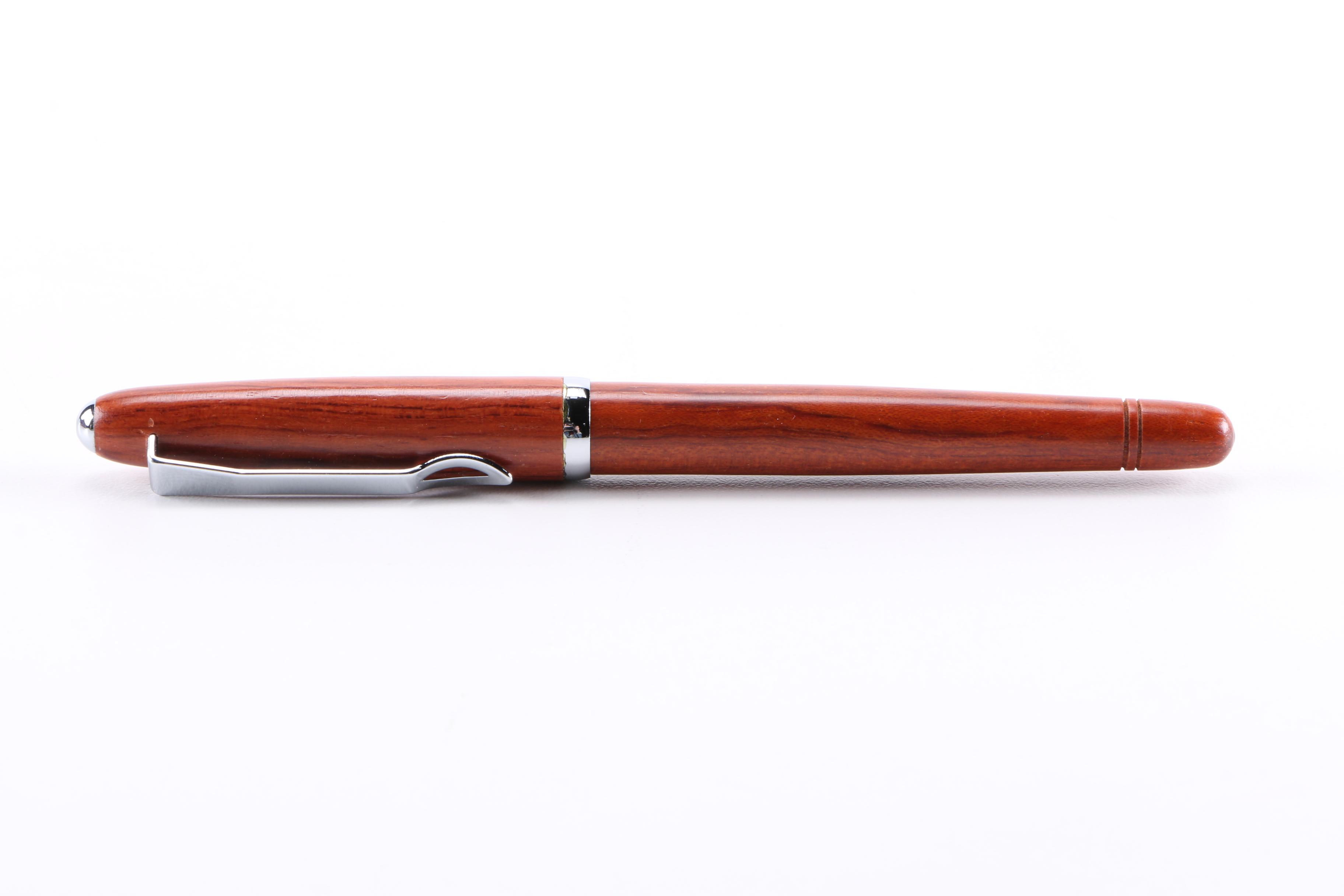 Wooden Fountain Pen with Case