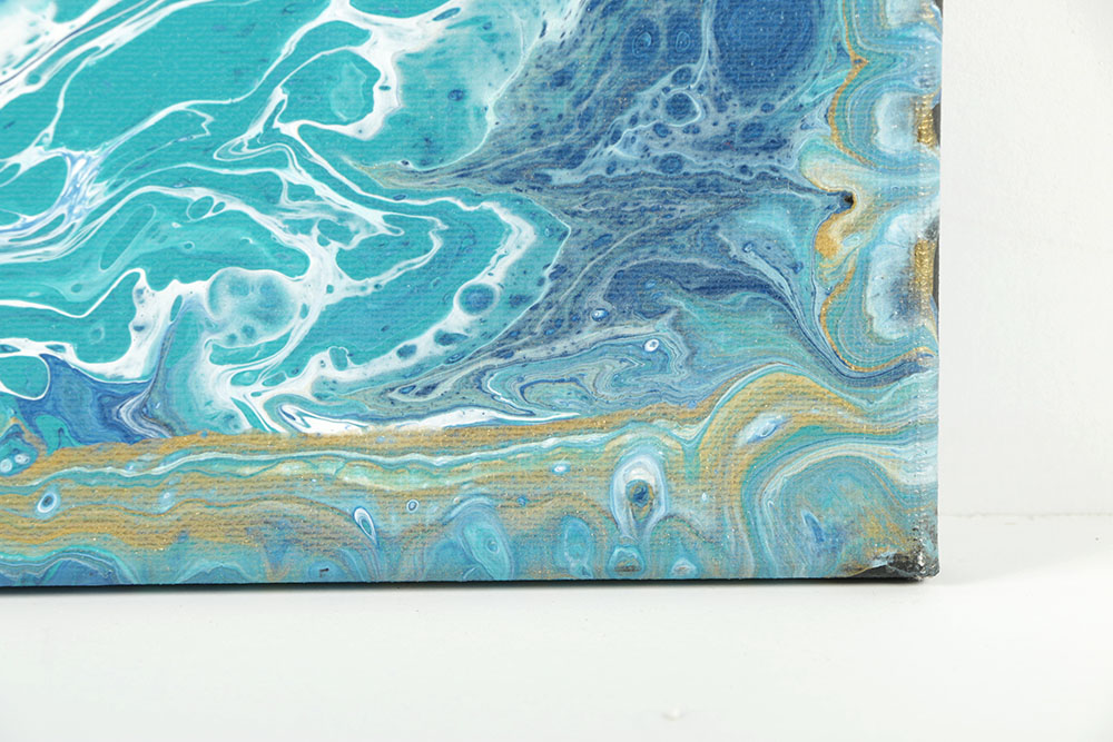 Tiffany Moyer Acrylic Painting on Canvas Abstract Composition