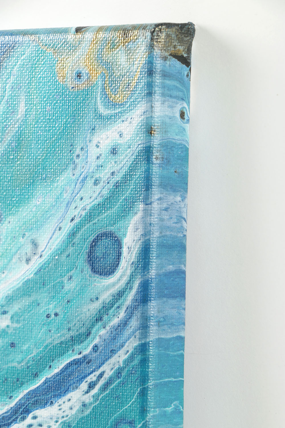 Tiffany Moyer Acrylic Painting on Canvas Abstract Composition