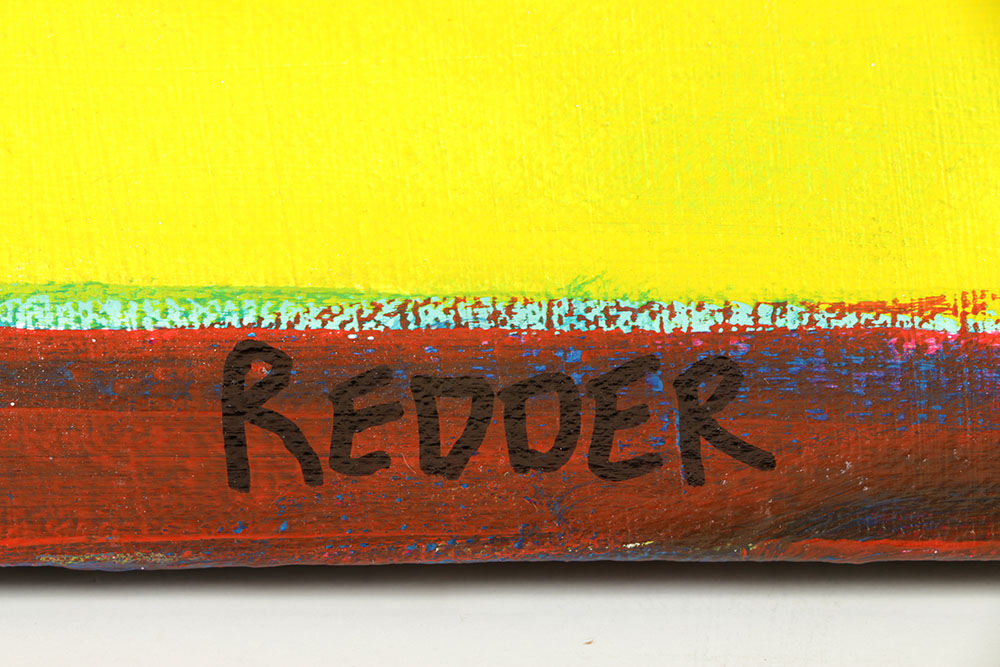 Maxwell Redder Acrylic Painting on Canvas "Untitled Abstract"