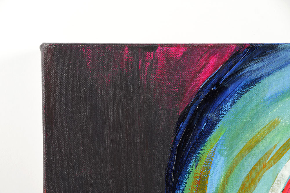 Maxwell Redder Acrylic Painting on Canvas "Untitled Abstract"