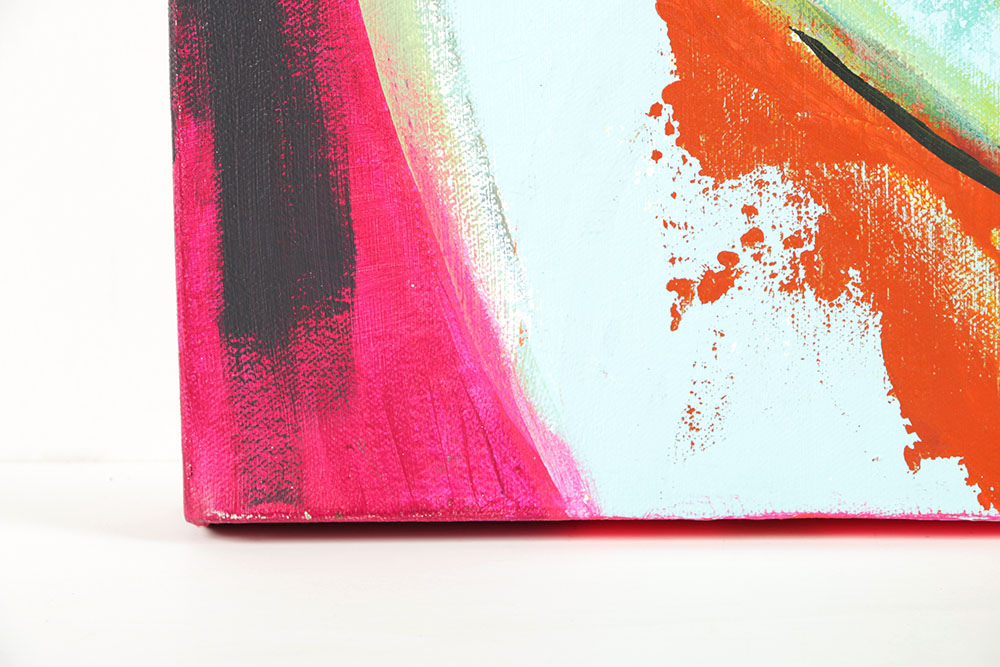 Maxwell Redder Acrylic Painting on Canvas "Untitled Abstract"