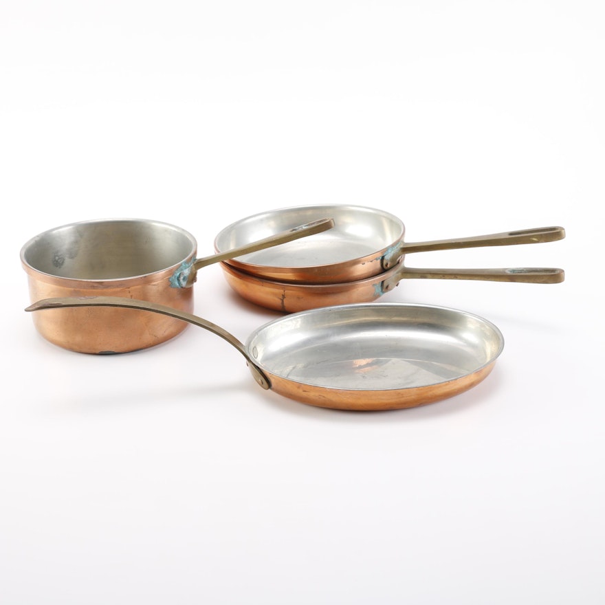 Assortment of Tapiol Copper Cookware