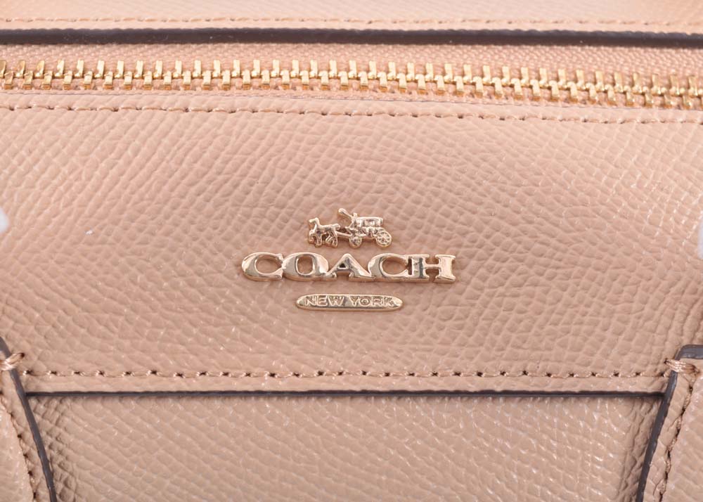 Coach Leather Mini Bennett Satchel