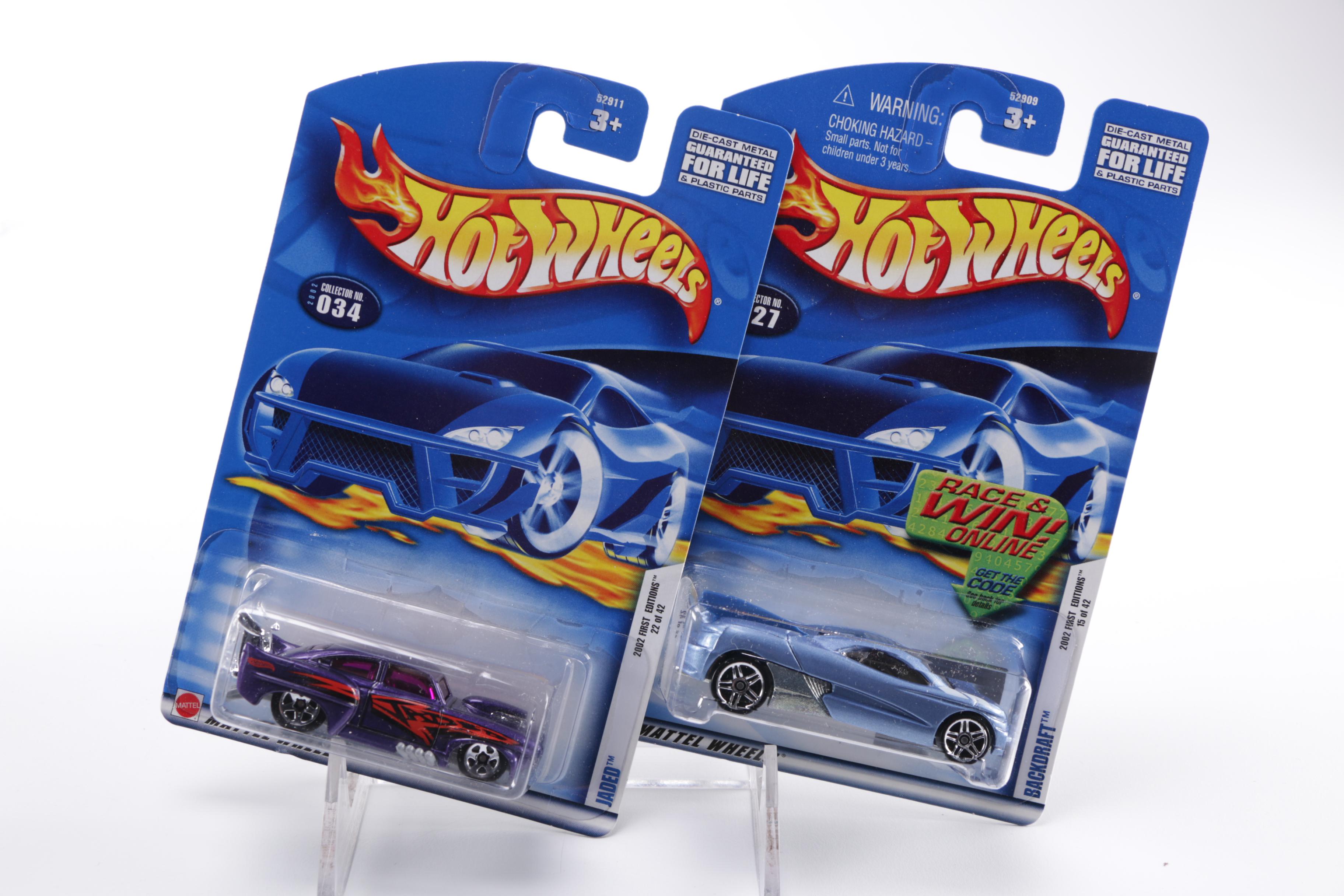 Circa 2000 Mattel Hot Wheels Die-Cast Cars