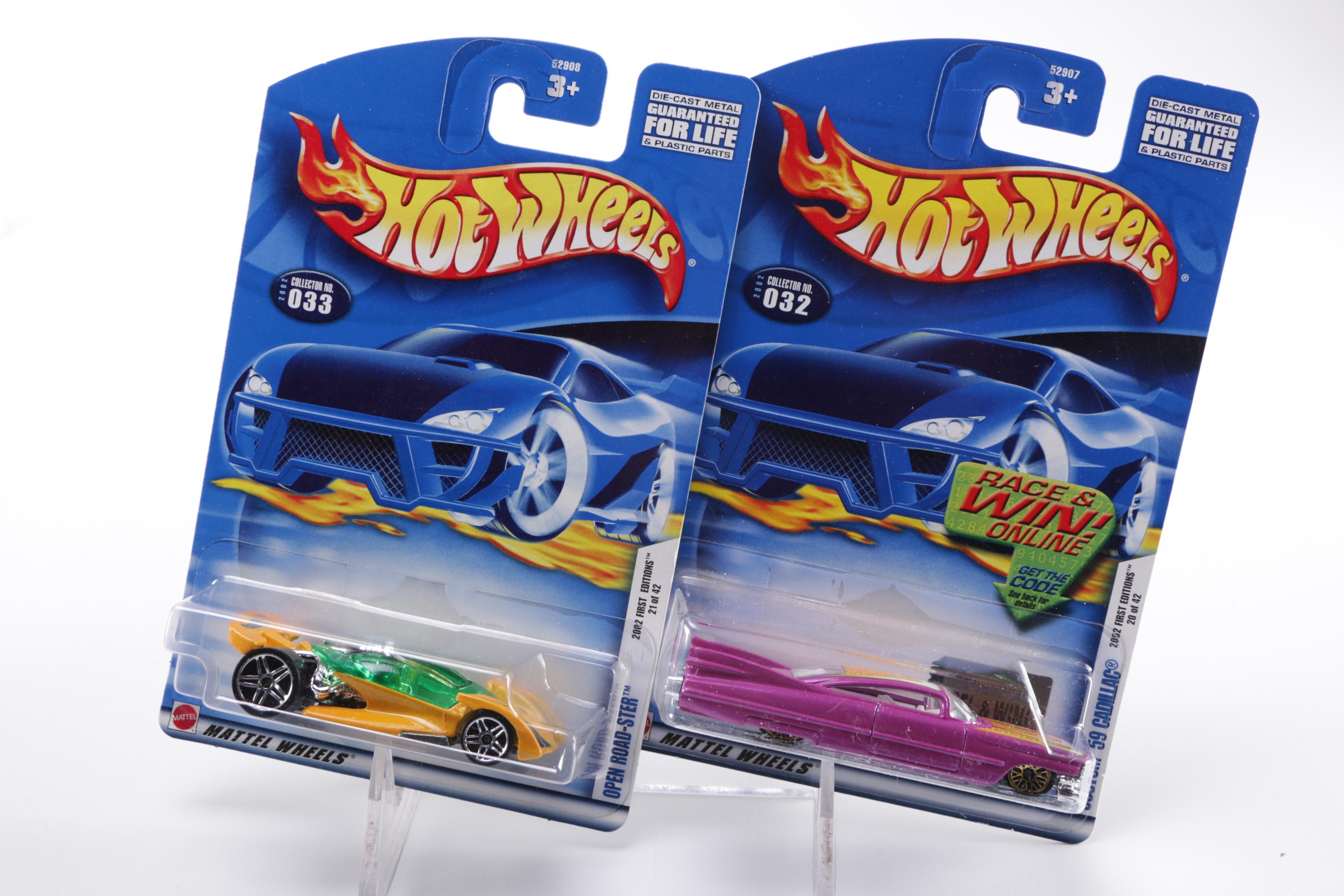 Circa 2000 Mattel Hot Wheels Die-Cast Cars