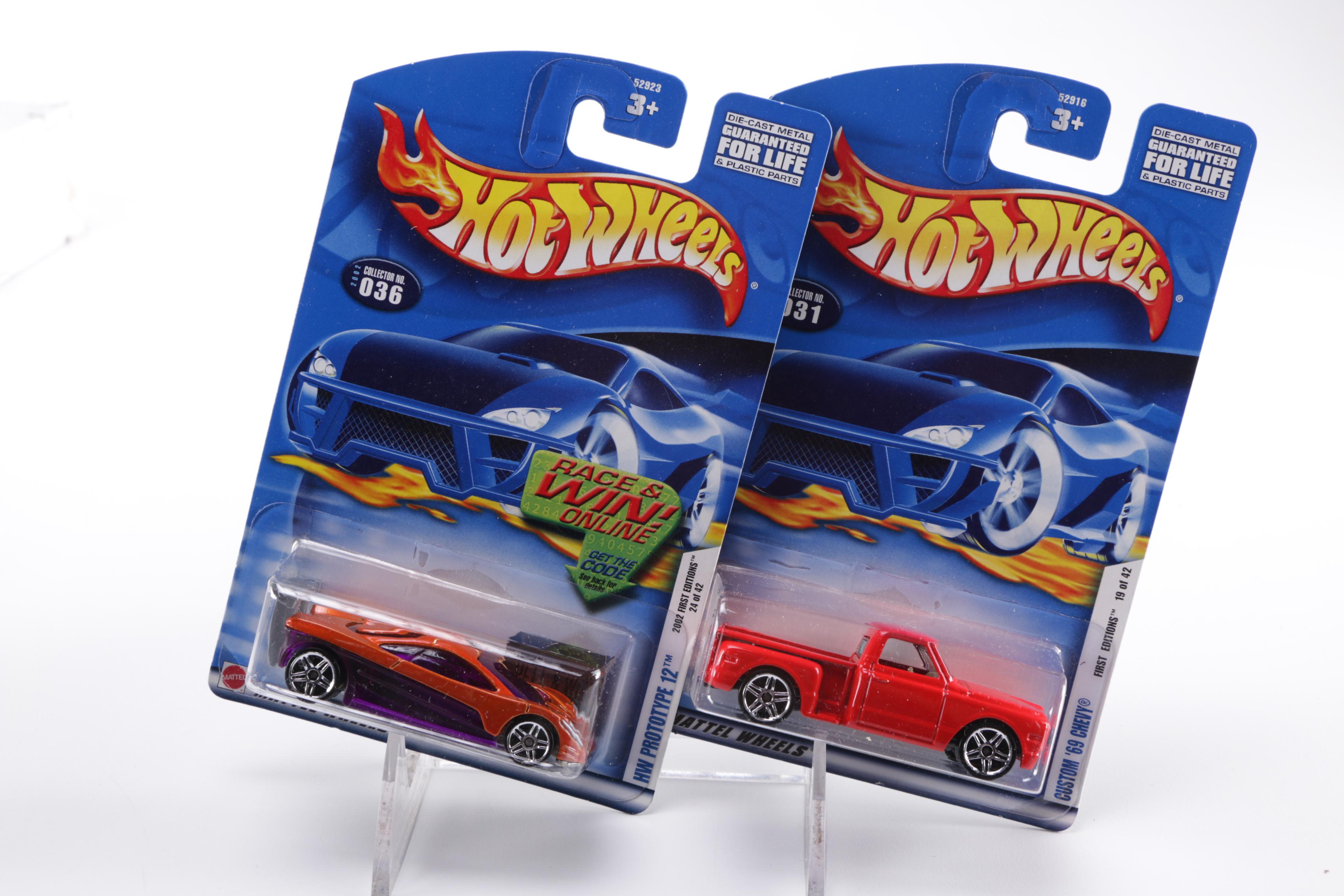 Circa 2000 Mattel Hot Wheels Die-Cast Cars