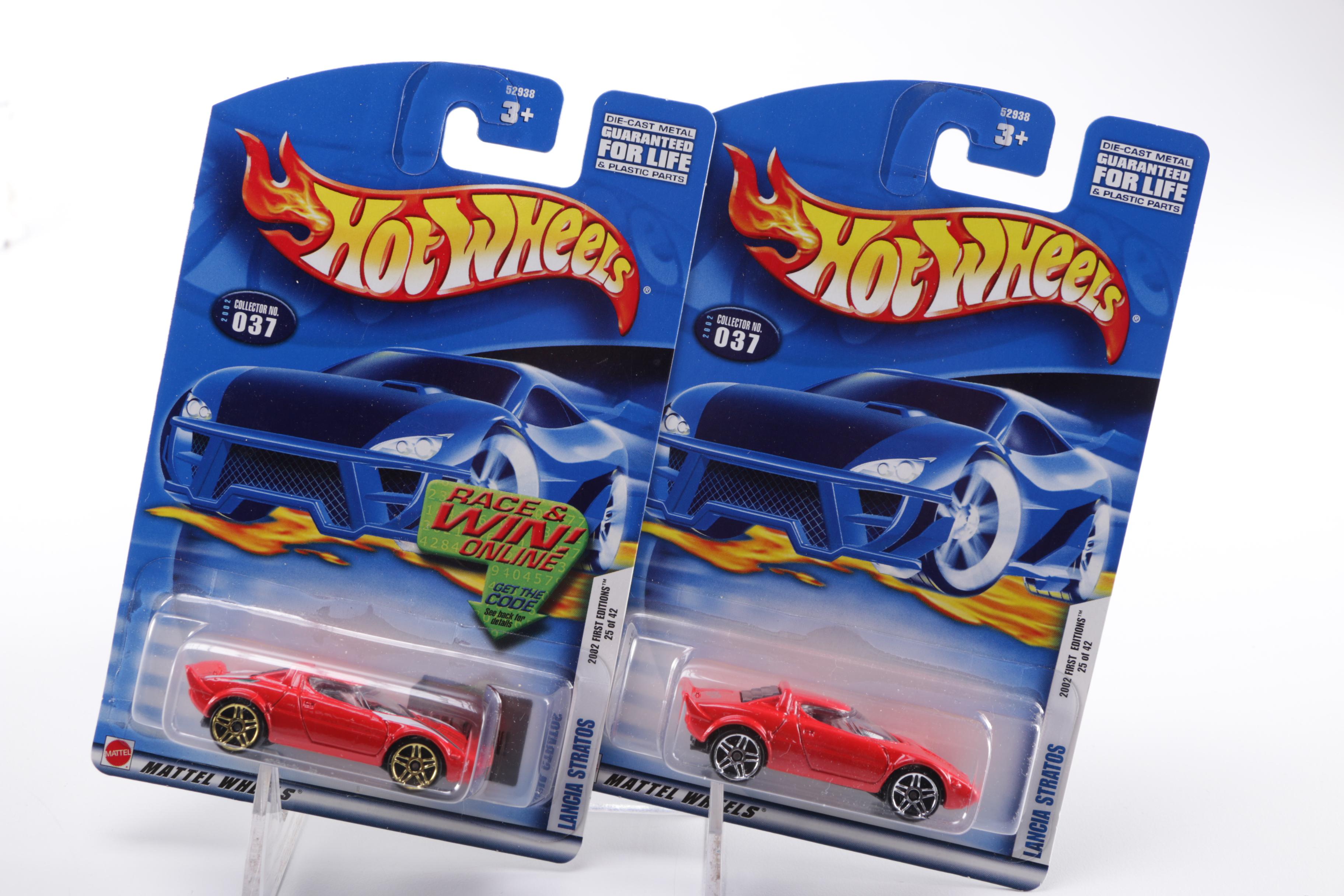 Circa 2000 Mattel Hot Wheels Die-Cast Cars