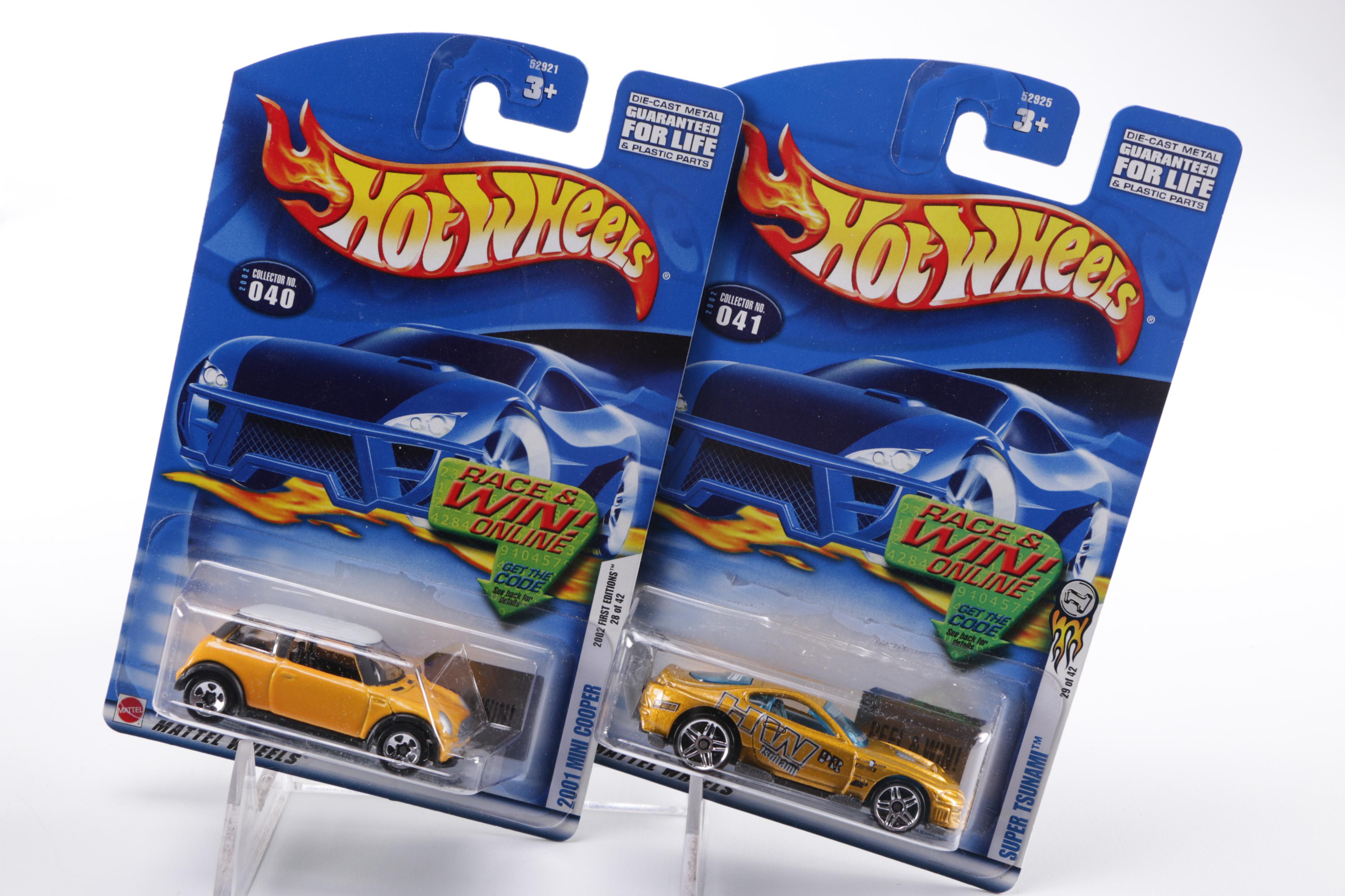 Circa 2000 Mattel Hot Wheels Die-Cast Cars