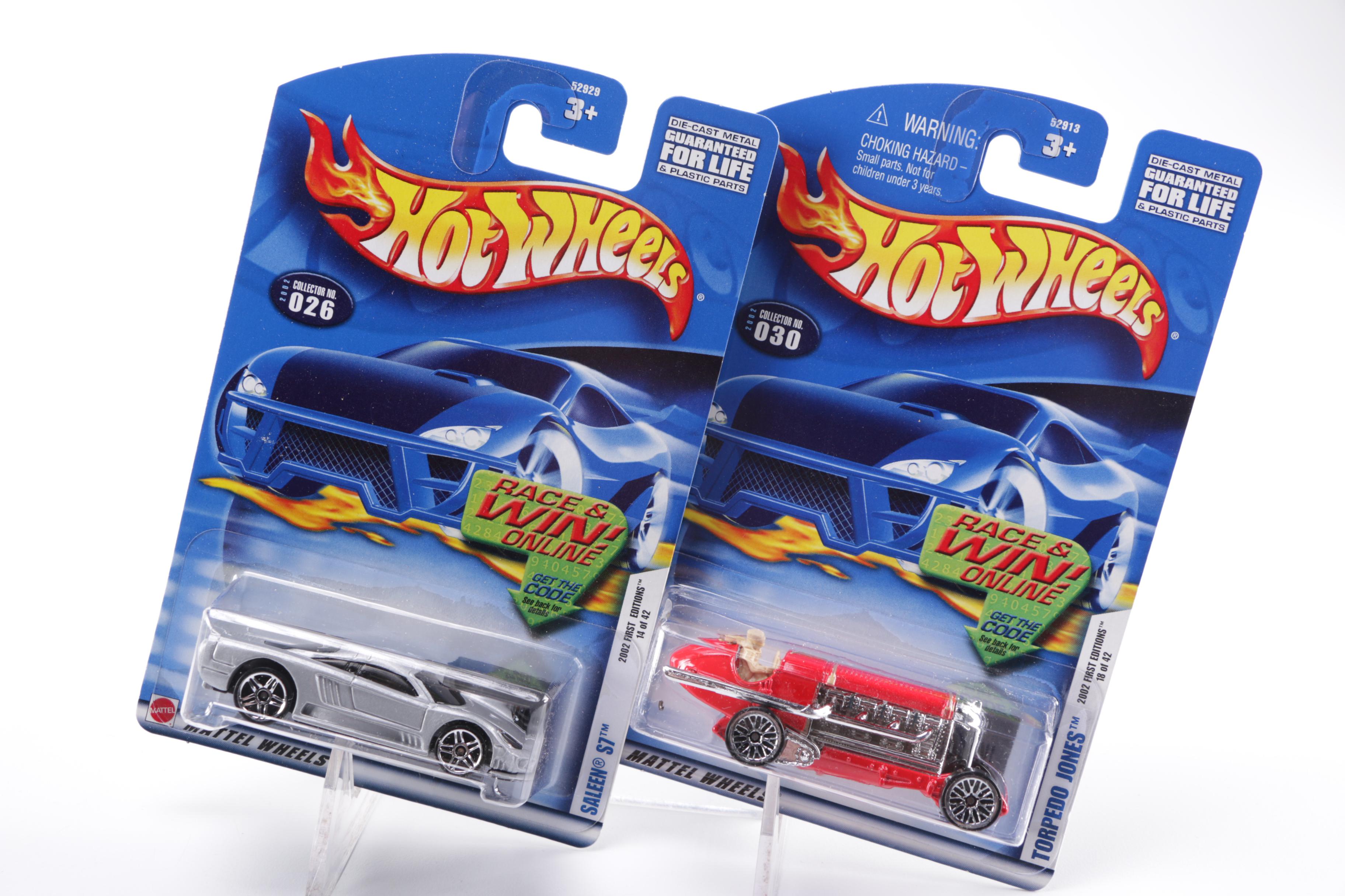 Circa 2000 Mattel Hot Wheels Die-Cast Cars